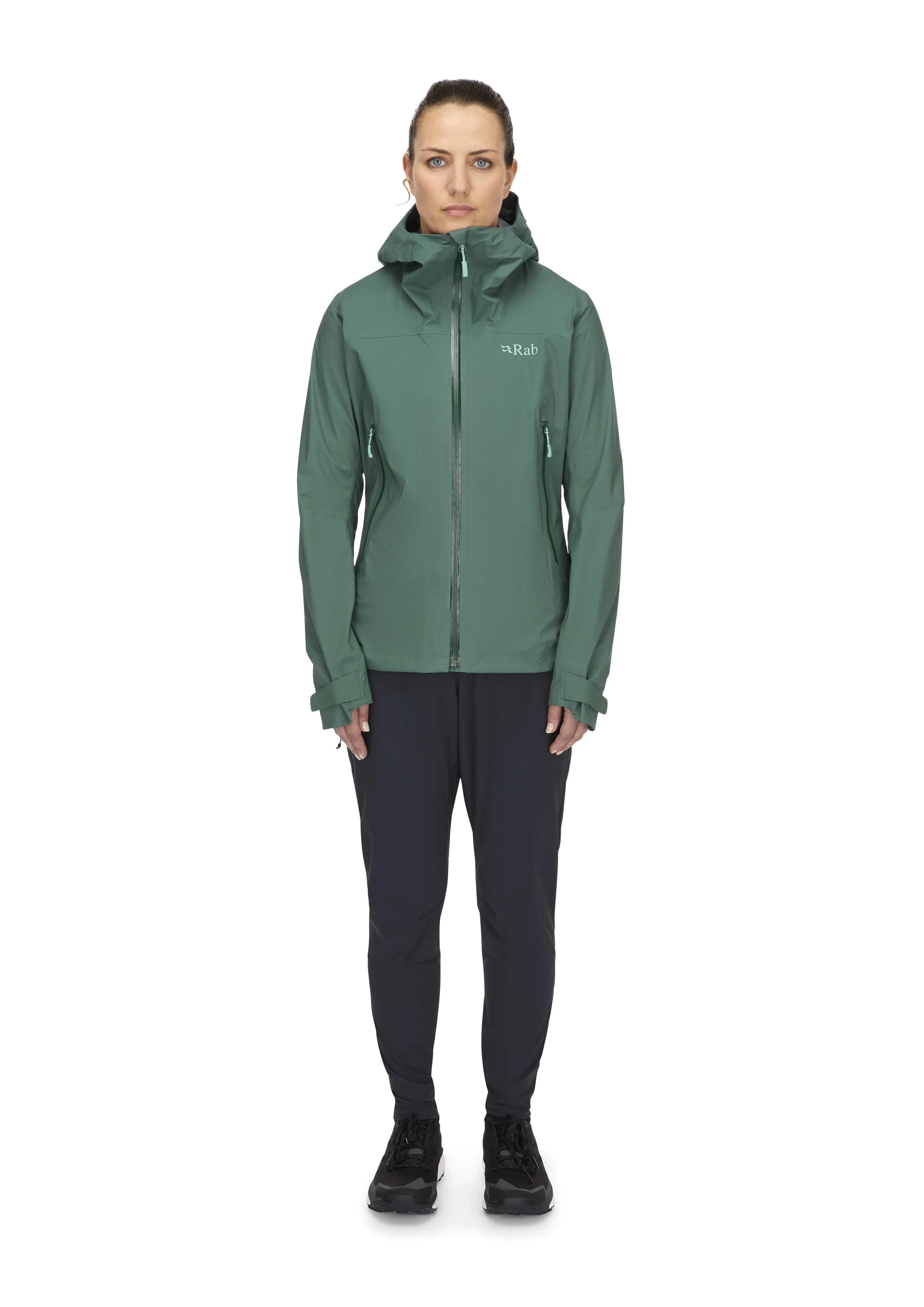 Rab Firewall Light Jacket Wmns Green Slate / 16/XL