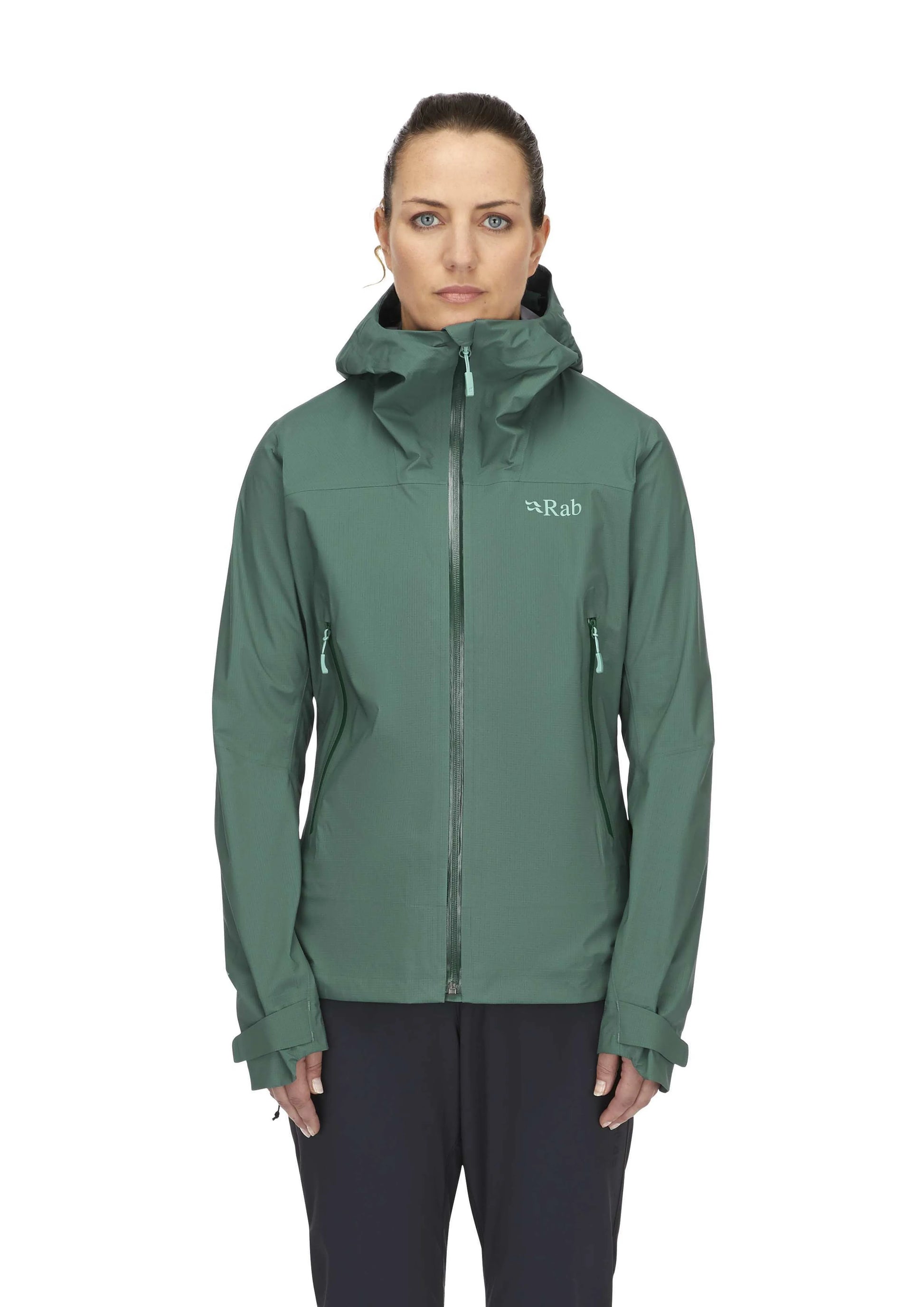 Rab Firewall Light Jacket Wmns Green Slate / 16/XL