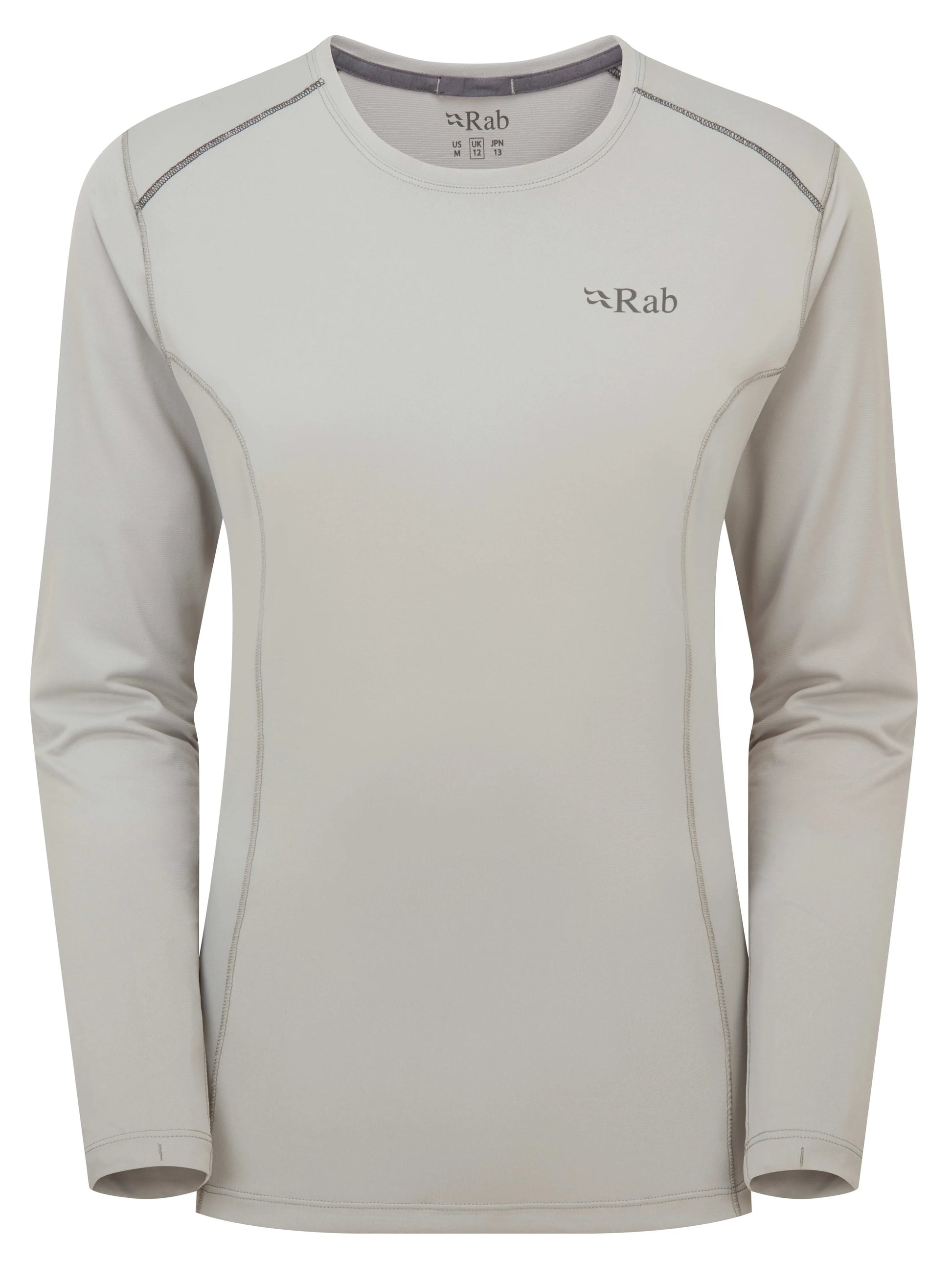 Rab Force LS Tee Wmns Dark Pewter / 16/XL