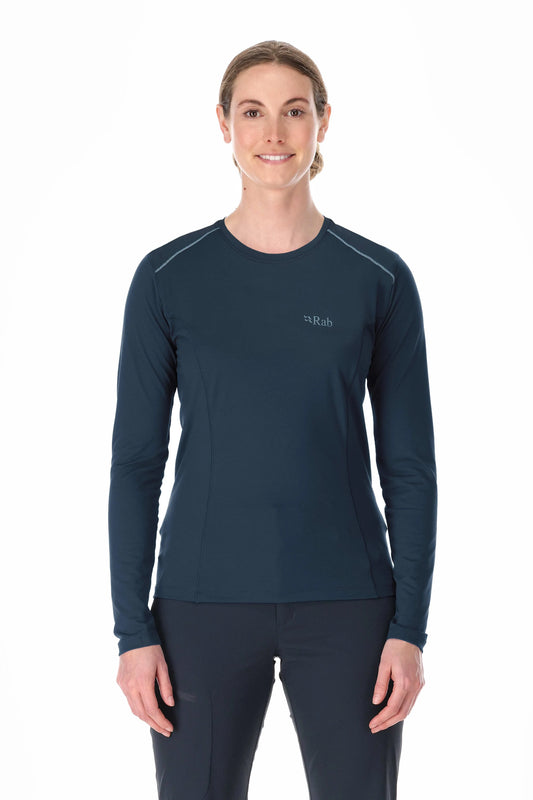 Rab Force LS Tee Wmns Tempest Blue / 16/XL