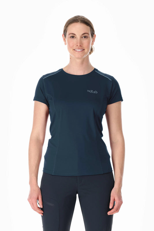 Rab Force Tee Wmns Tempest Blue / 16/XL