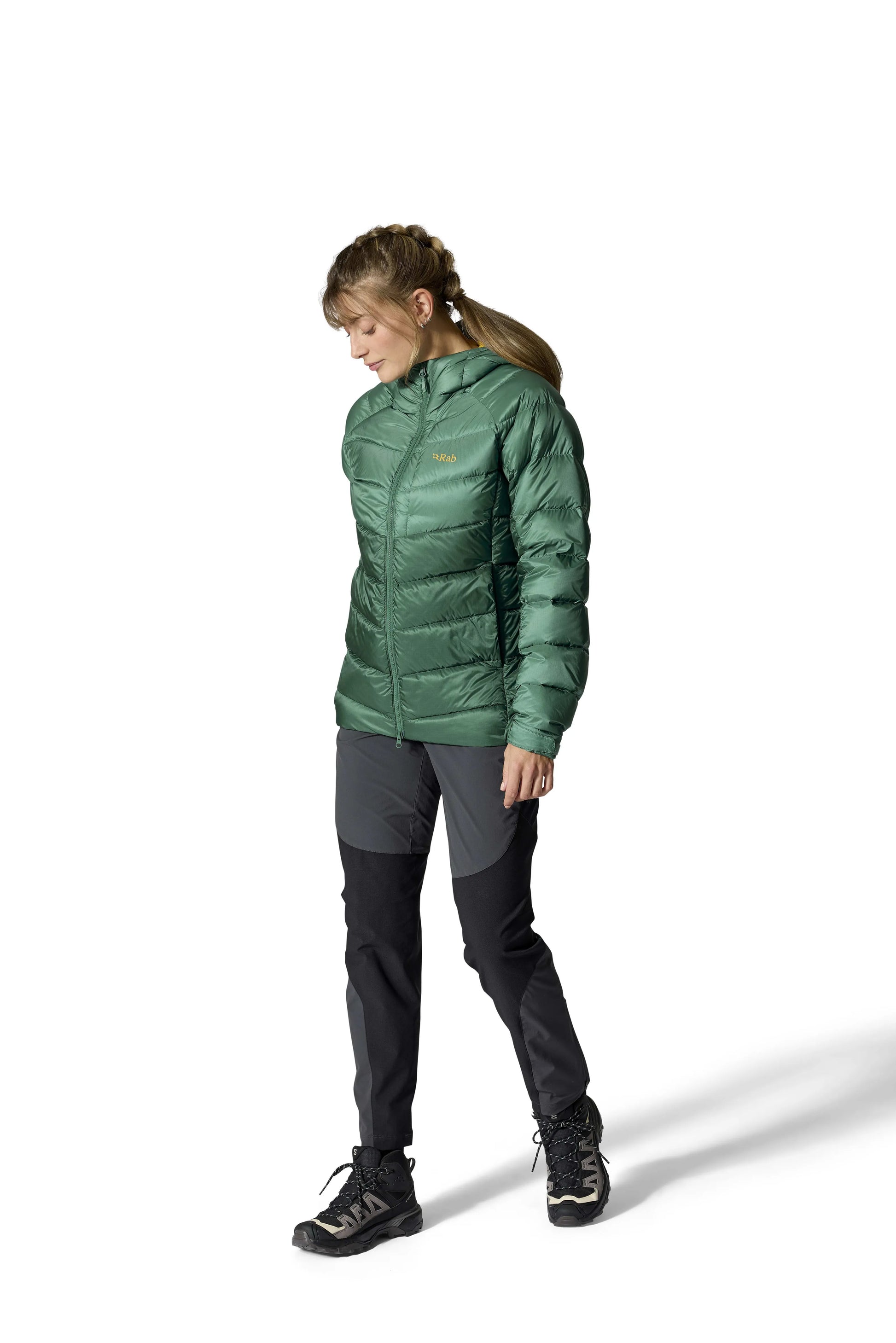 Rab Glaceon Pro Jacket Wmns Eucalyptus/Green Slate / 16/XL