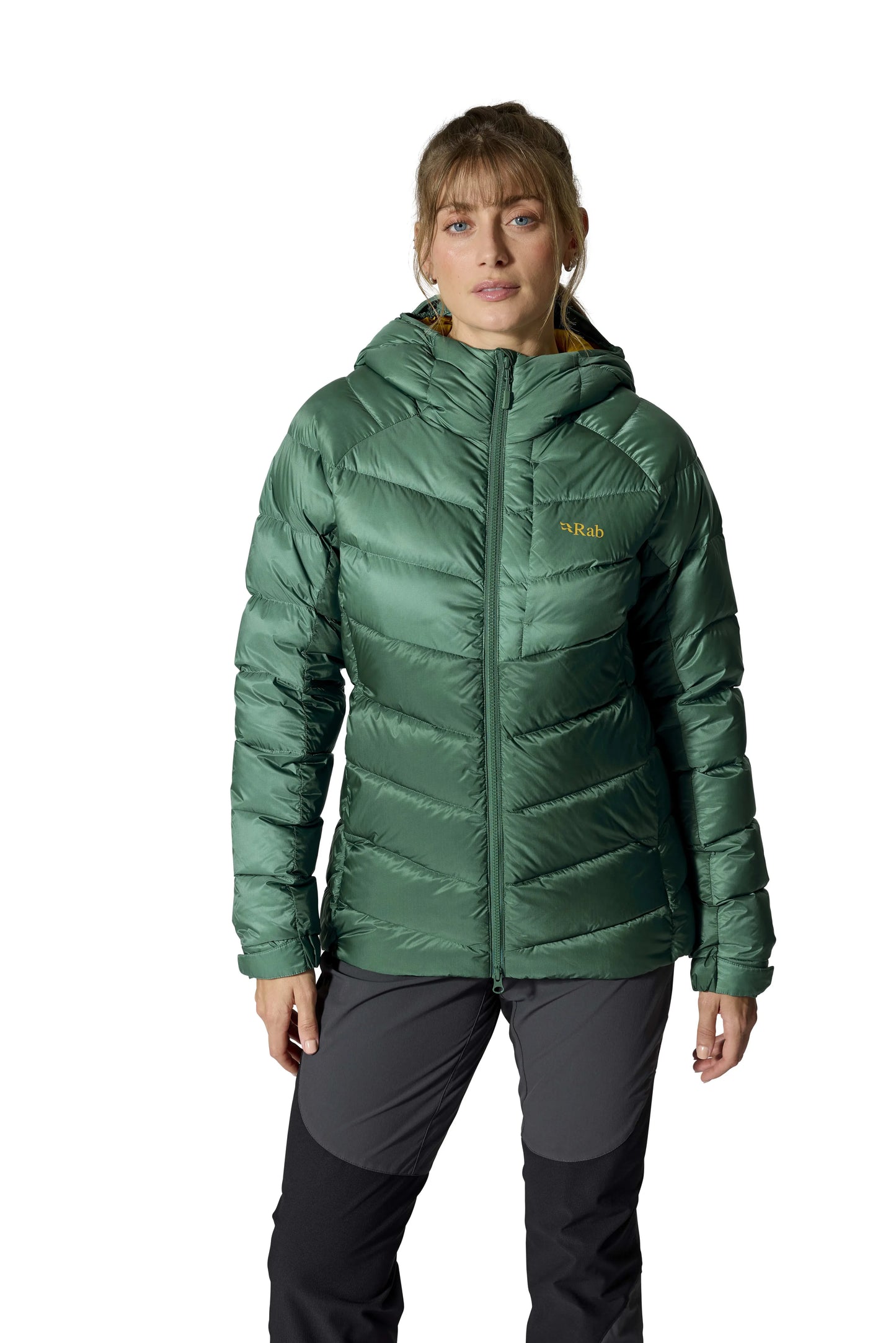 Rab Glaceon Pro Jacket Wmns Eucalyptus/Green Slate / 16/XL