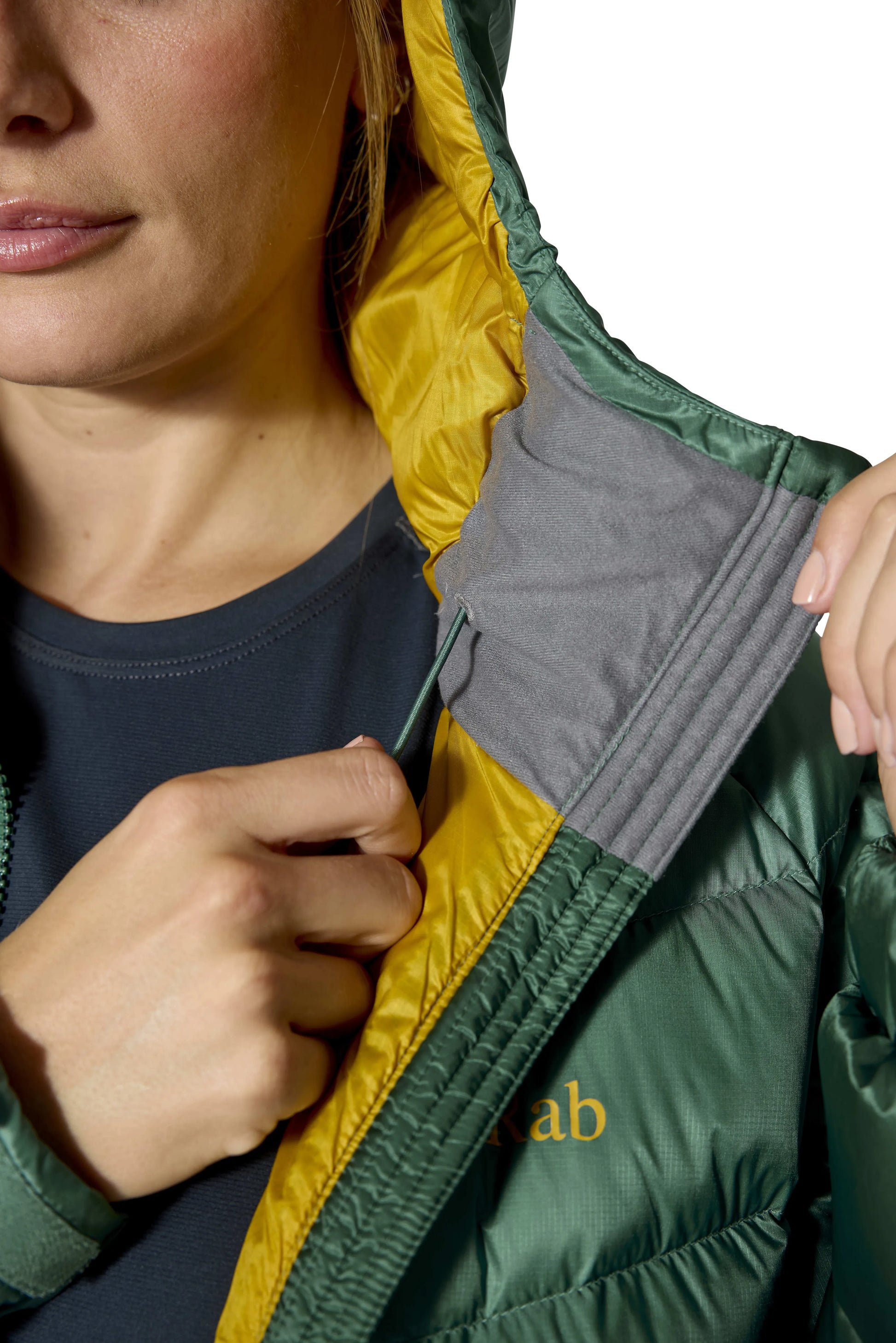 Rab Glaceon Pro Jacket Wmns Eucalyptus/Green Slate / 16/XL