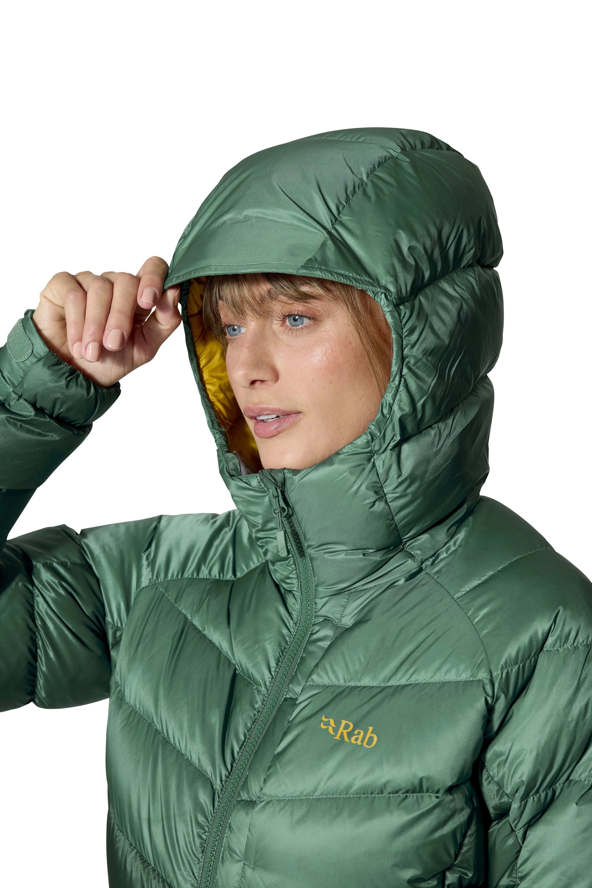 Rab Glaceon Pro Jacket Wmns Eucalyptus/Green Slate / 16/XL