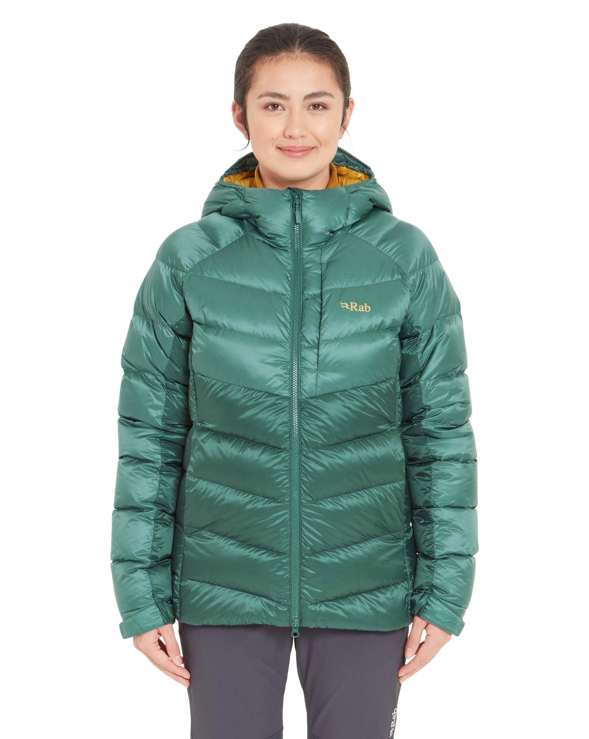 Rab Glaceon Pro Jacket Wmns Eucalyptus/Green Slate / 16/XL
