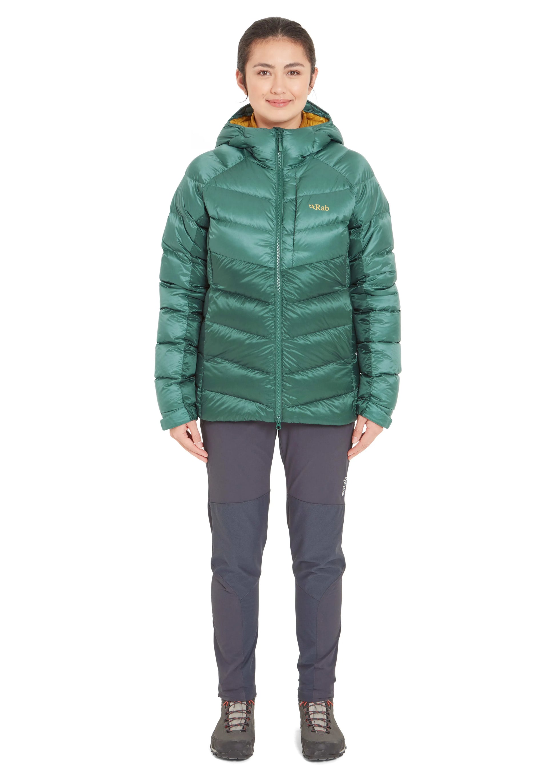 Rab Glaceon Pro Jacket Wmns Eucalyptus/Green Slate / 16/XL