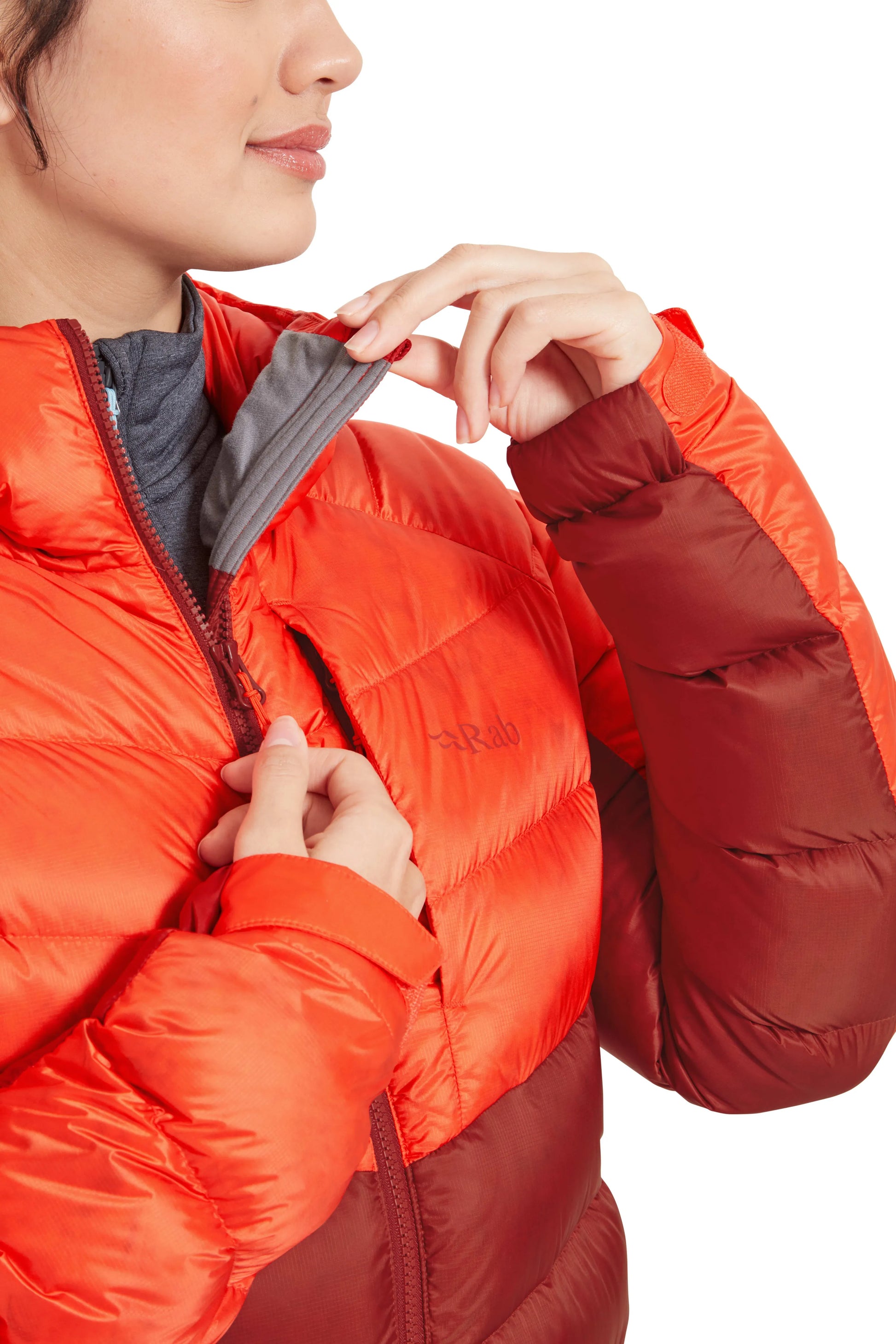 Rab Glaceon Pro Jacket Wmns Red Grapefruit/Tuscan Red / 16/XL