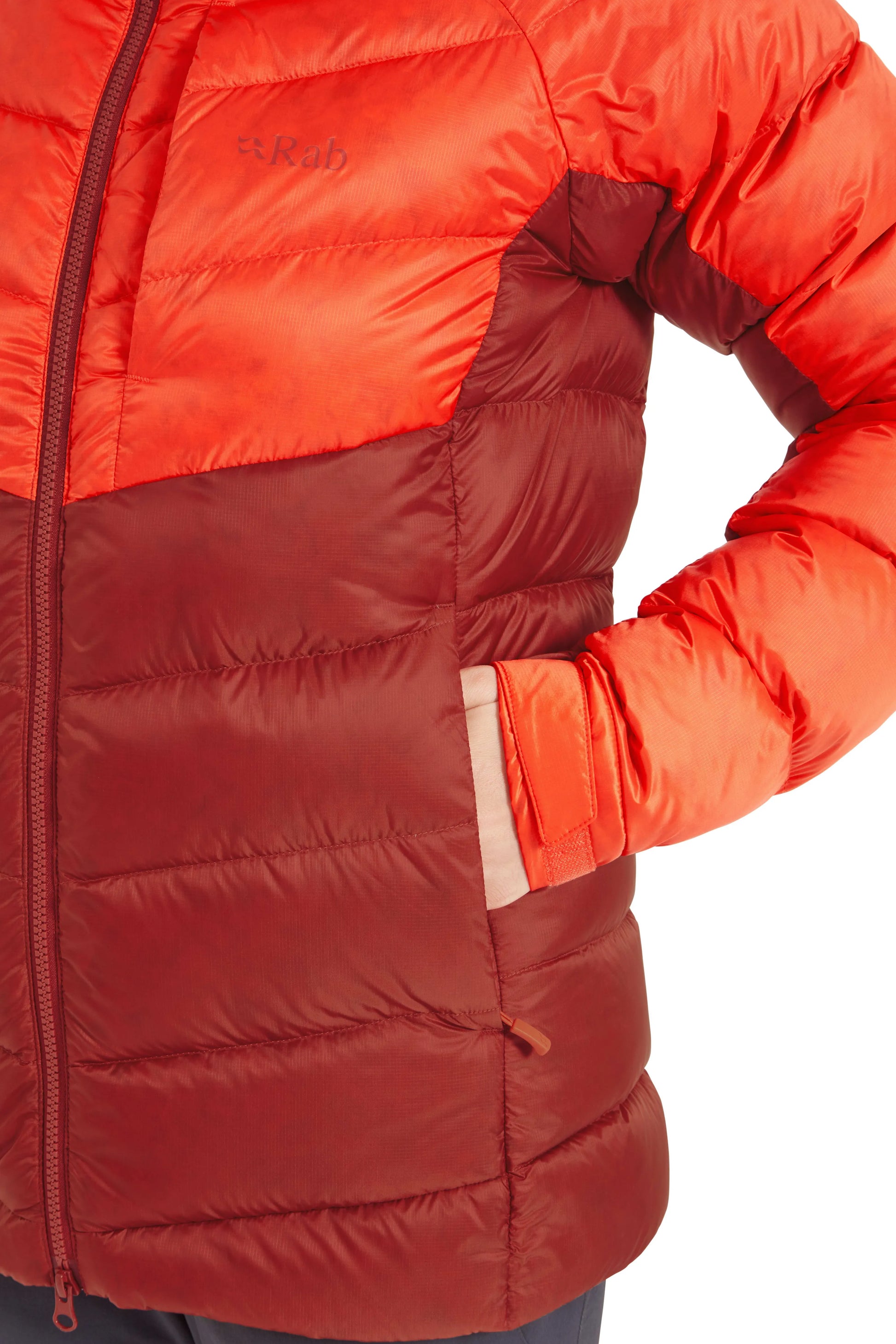 Rab Glaceon Pro Jacket Wmns Red Grapefruit/Tuscan Red / 16/XL