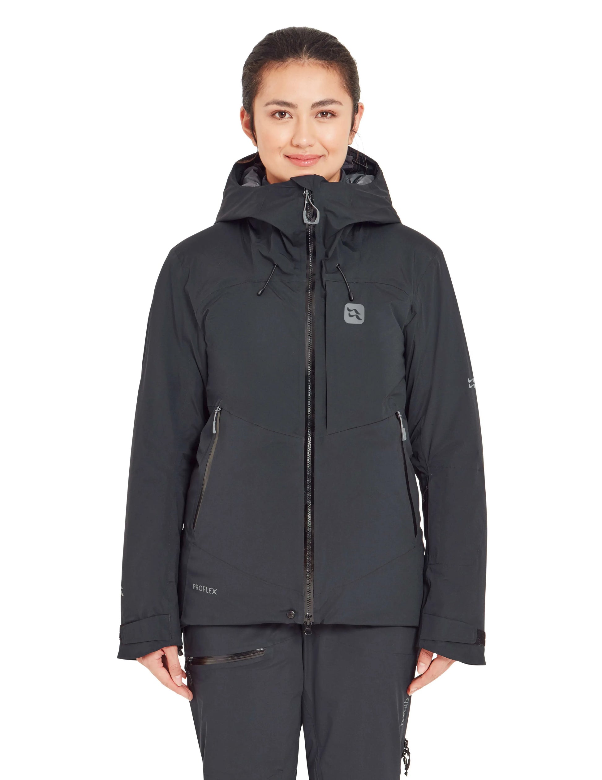 Rab Khroma Diffract Jacket Wmns Black / 16/XL