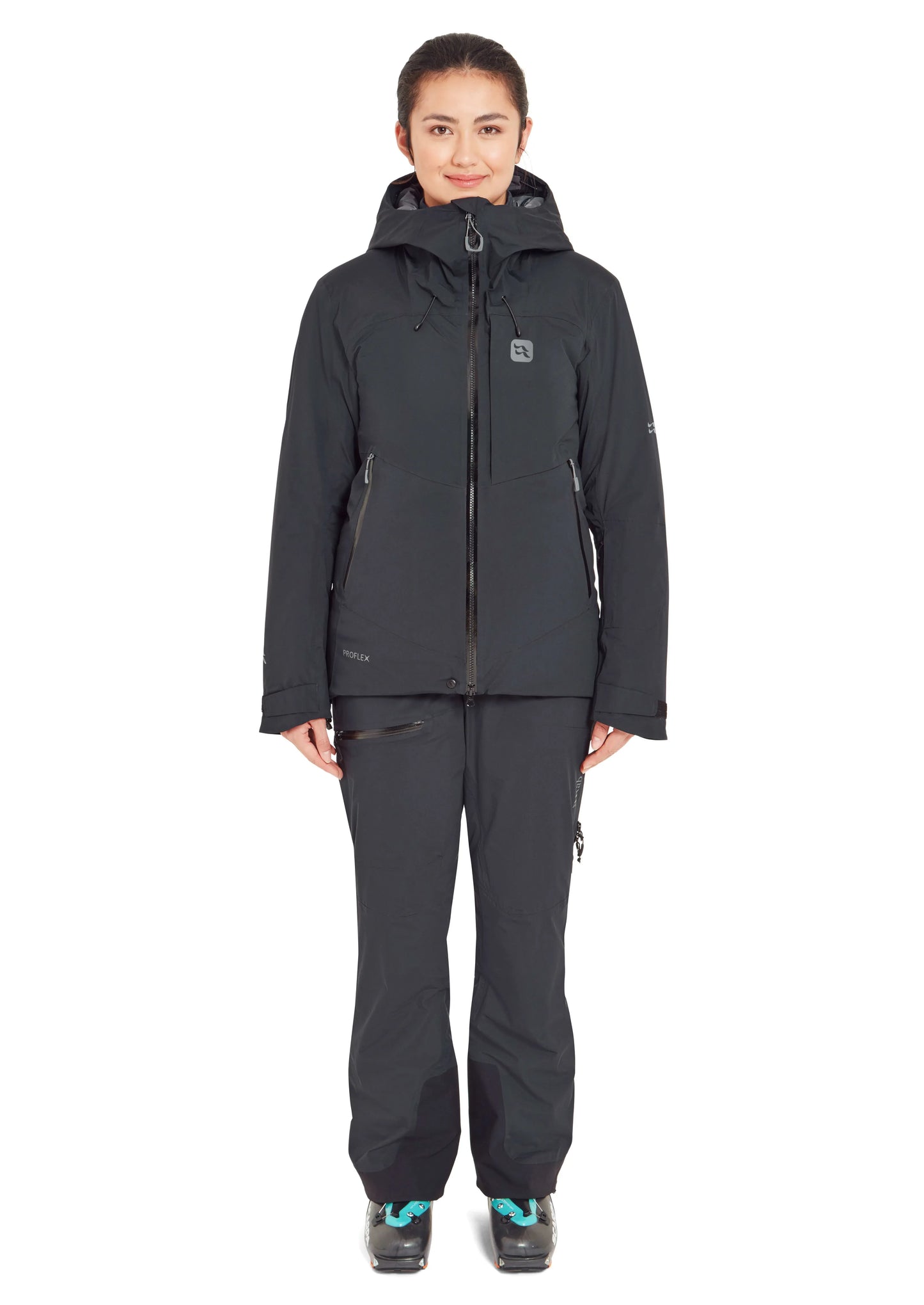 Rab Khroma Diffract Jacket Wmns Black / 16/XL