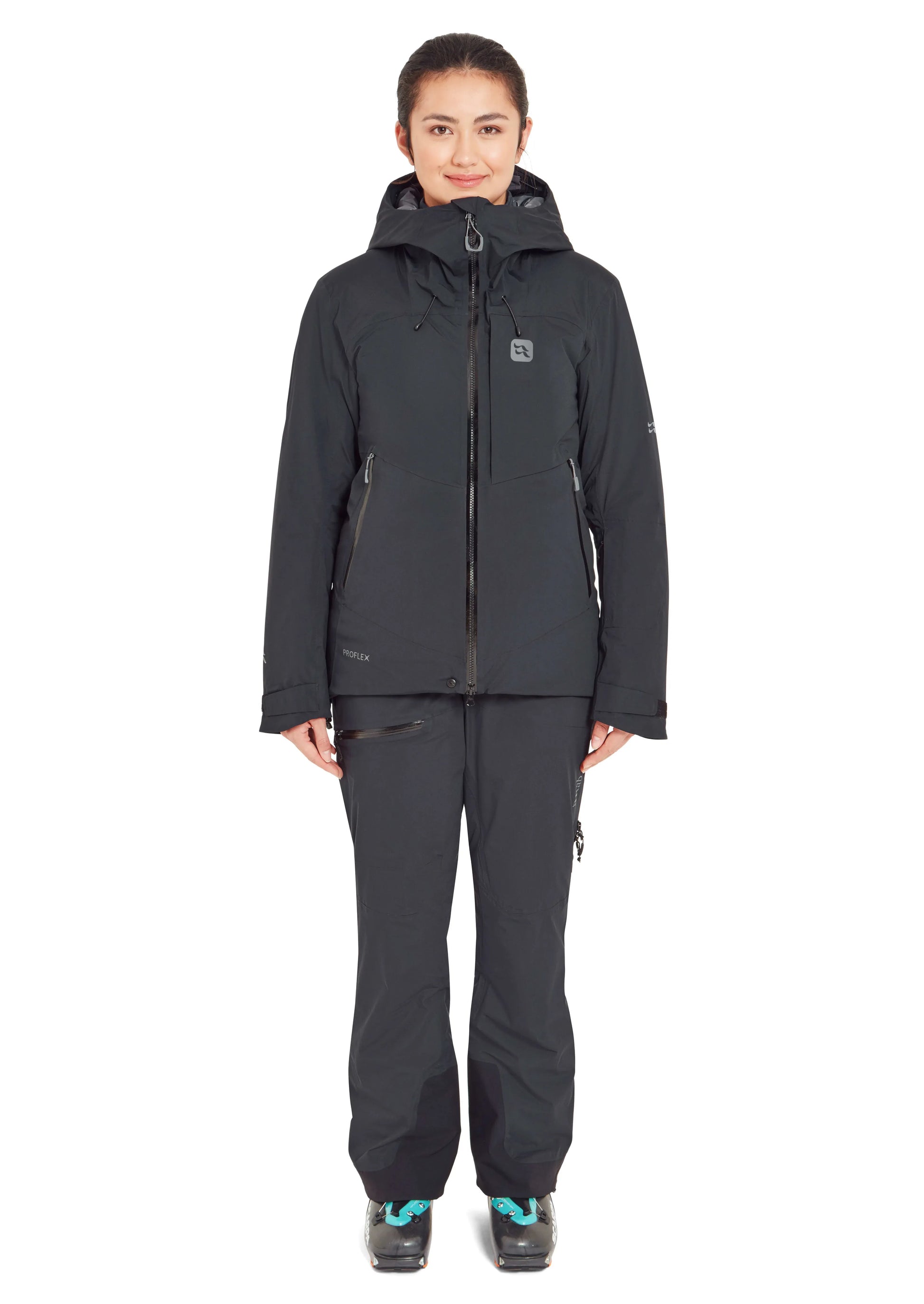 Rab Khroma Diffract Jacket Wmns Black / 16/XL