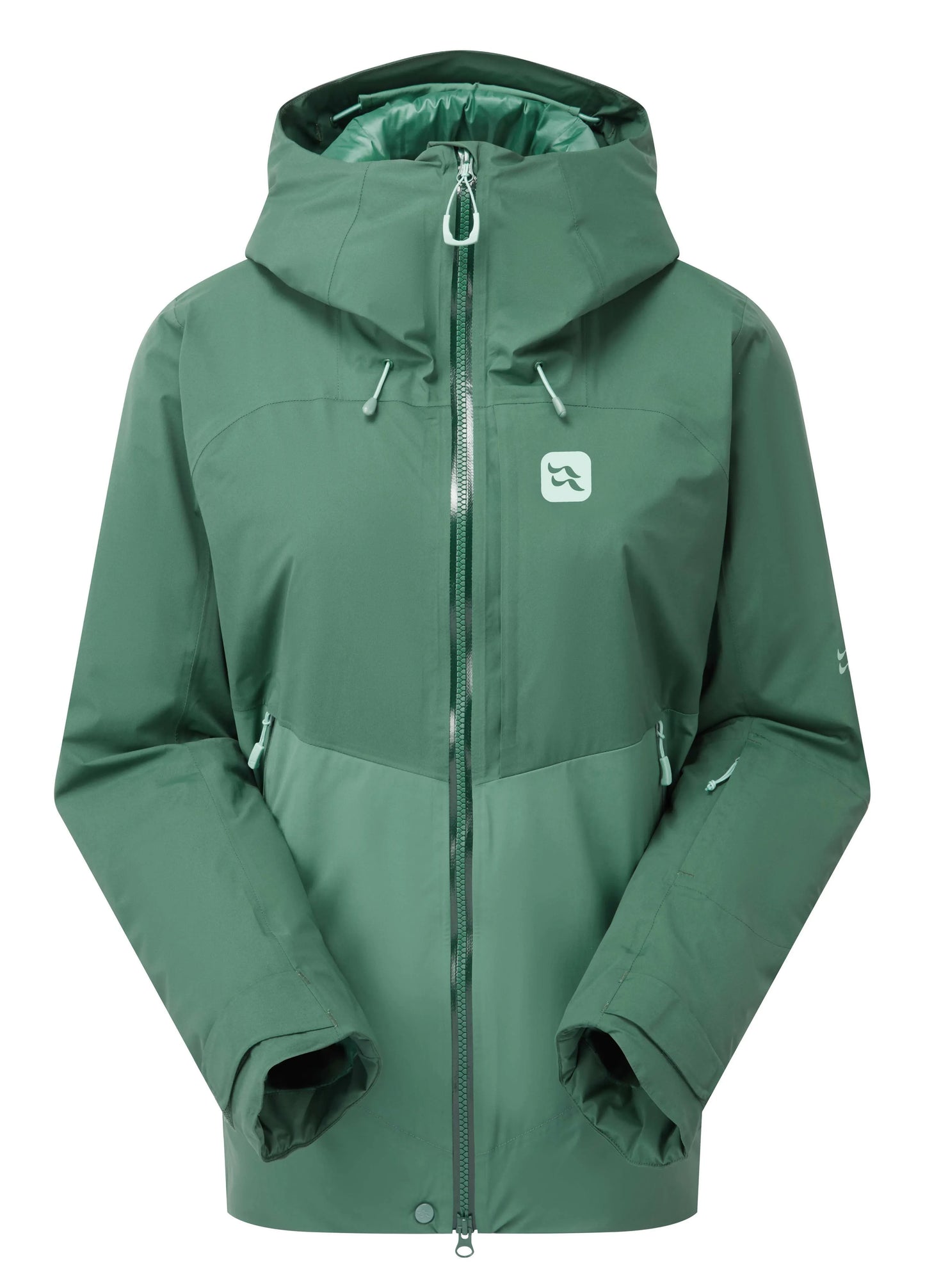 Rab Khroma Diffract Jacket Wmns Green Slate/Eucalyptus / 16/XL