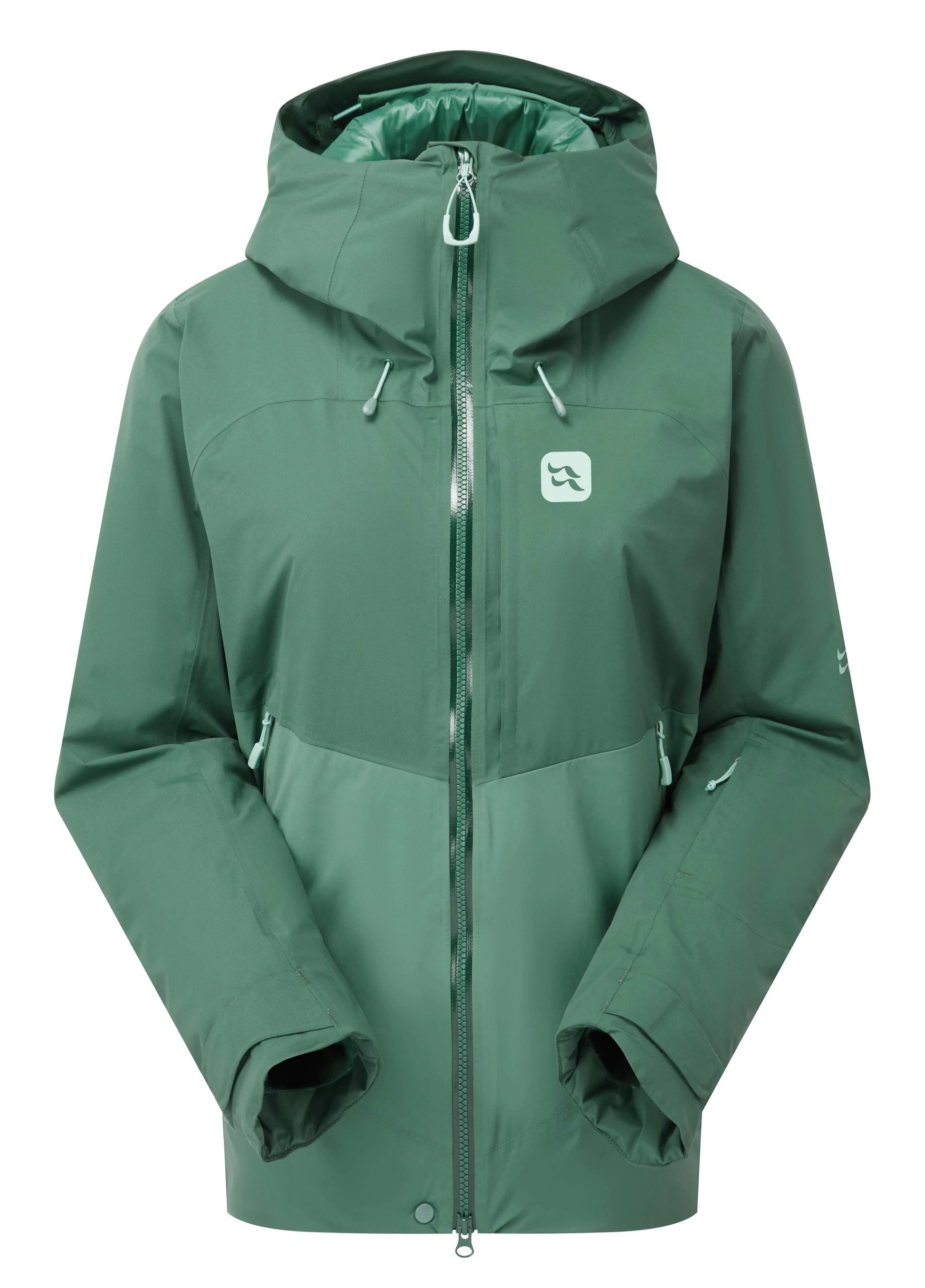 Rab Khroma Diffract Jacket Wmns Green Slate/Eucalyptus / 16/XL