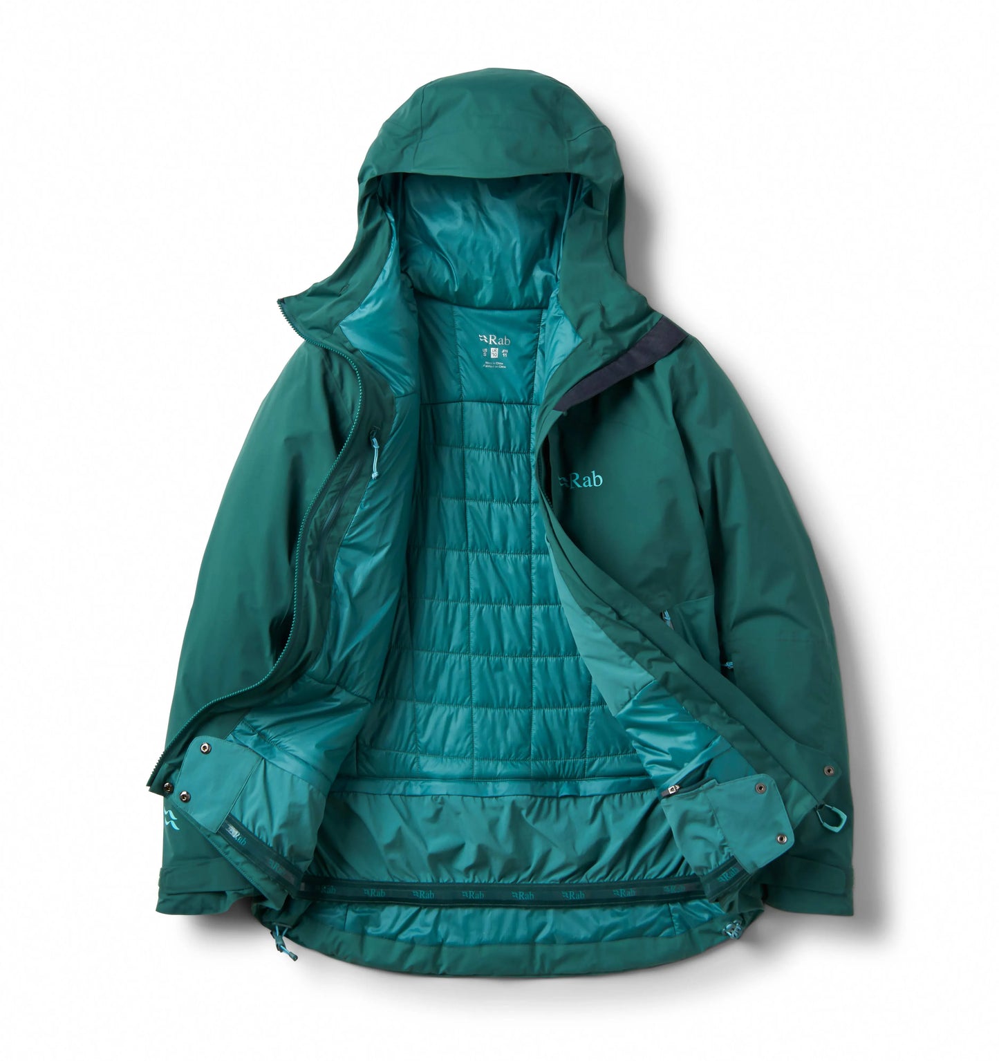 Rab Khroma Diffract Jacket Wmns Green Slate/Eucalyptus / 16/XL
