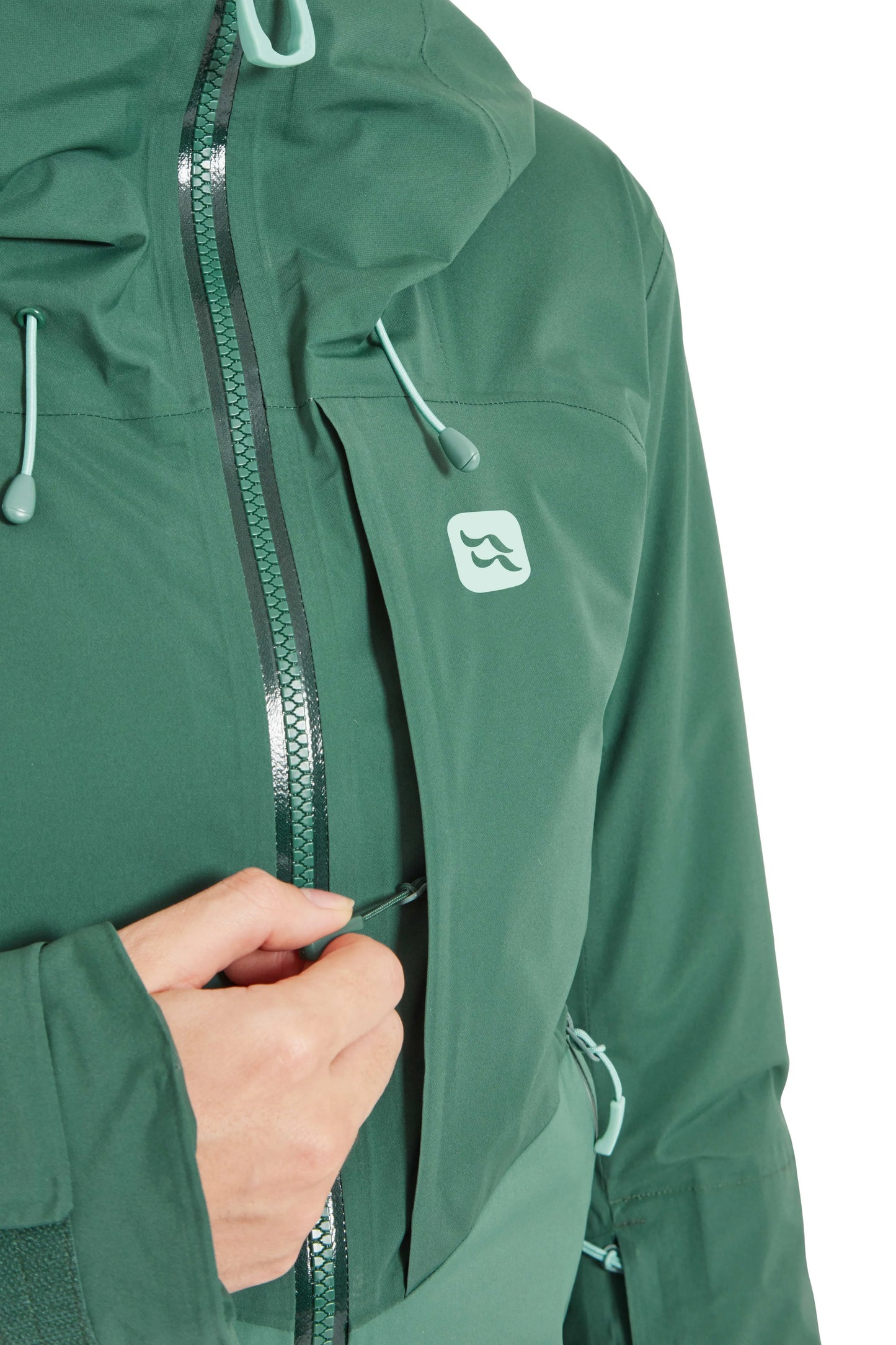 Rab Khroma Diffract Jacket Wmns Green Slate/Eucalyptus / 16/XL