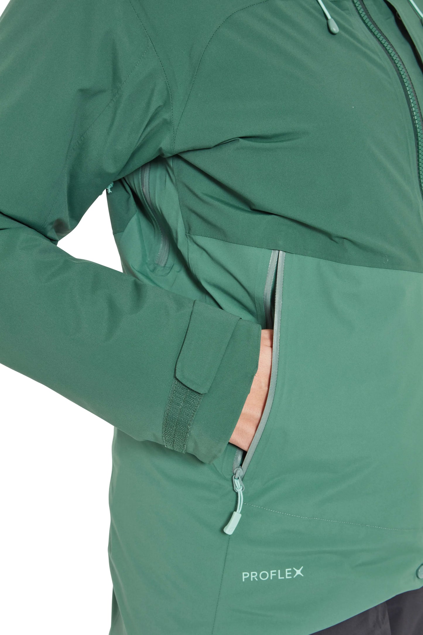 Rab Khroma Diffract Jacket Wmns Green Slate/Eucalyptus / 16/XL
