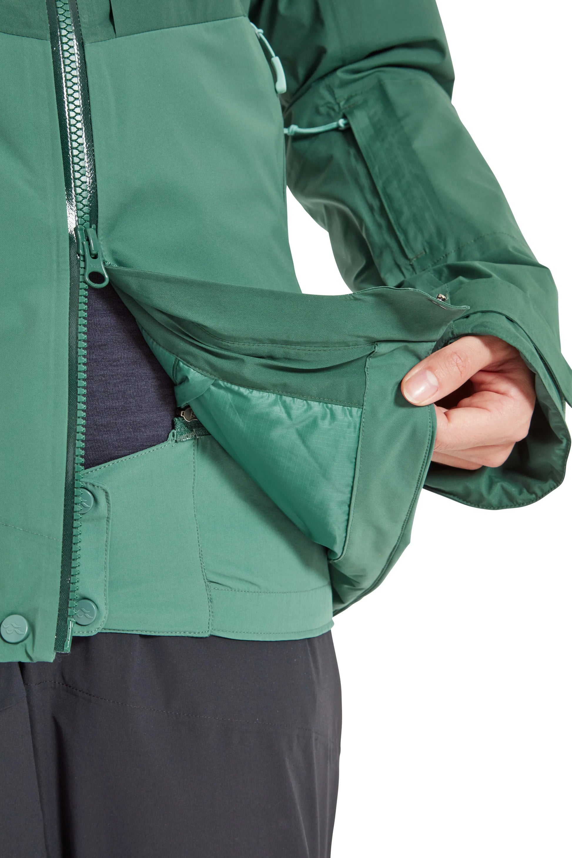 Rab Khroma Diffract Jacket Wmns Green Slate/Eucalyptus / 16/XL