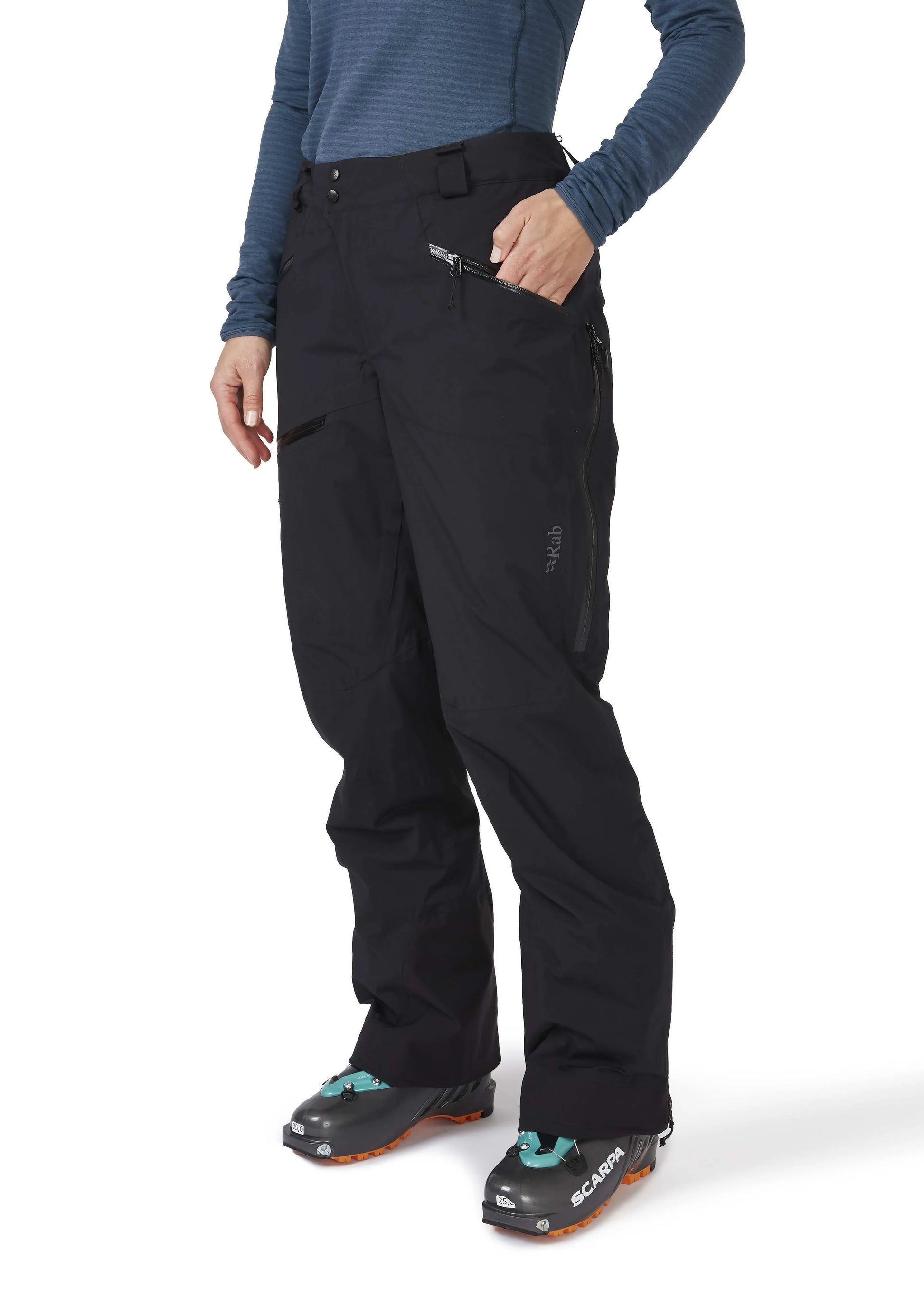 Rab Khroma Diffract Pants Wmns Black / 16/XL