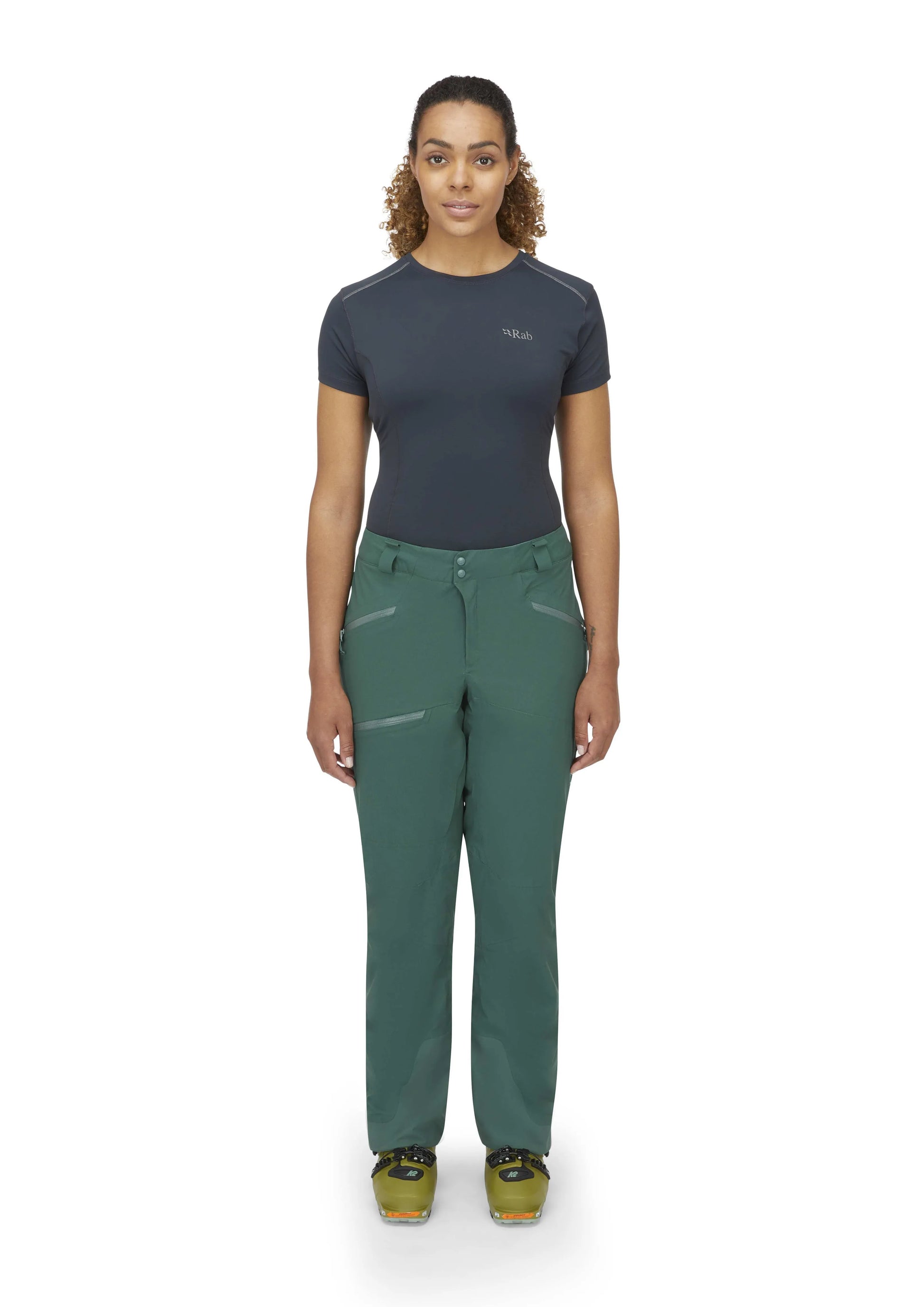 Rab Khroma Diffract Pants Wmns Green Slate / 16/XL