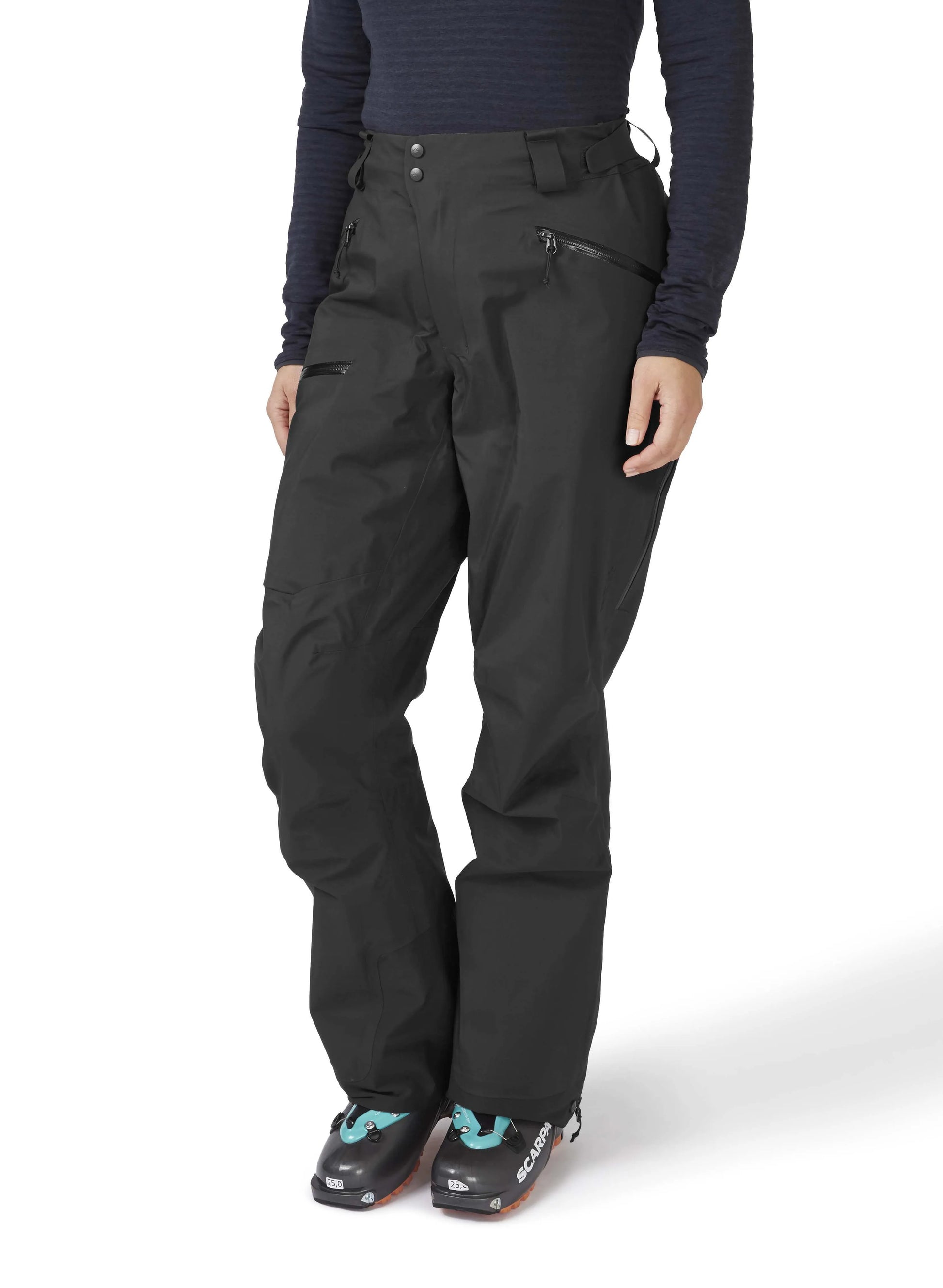 Rab Khroma Diffuse GTX Pants Wmns Black / 16/XL