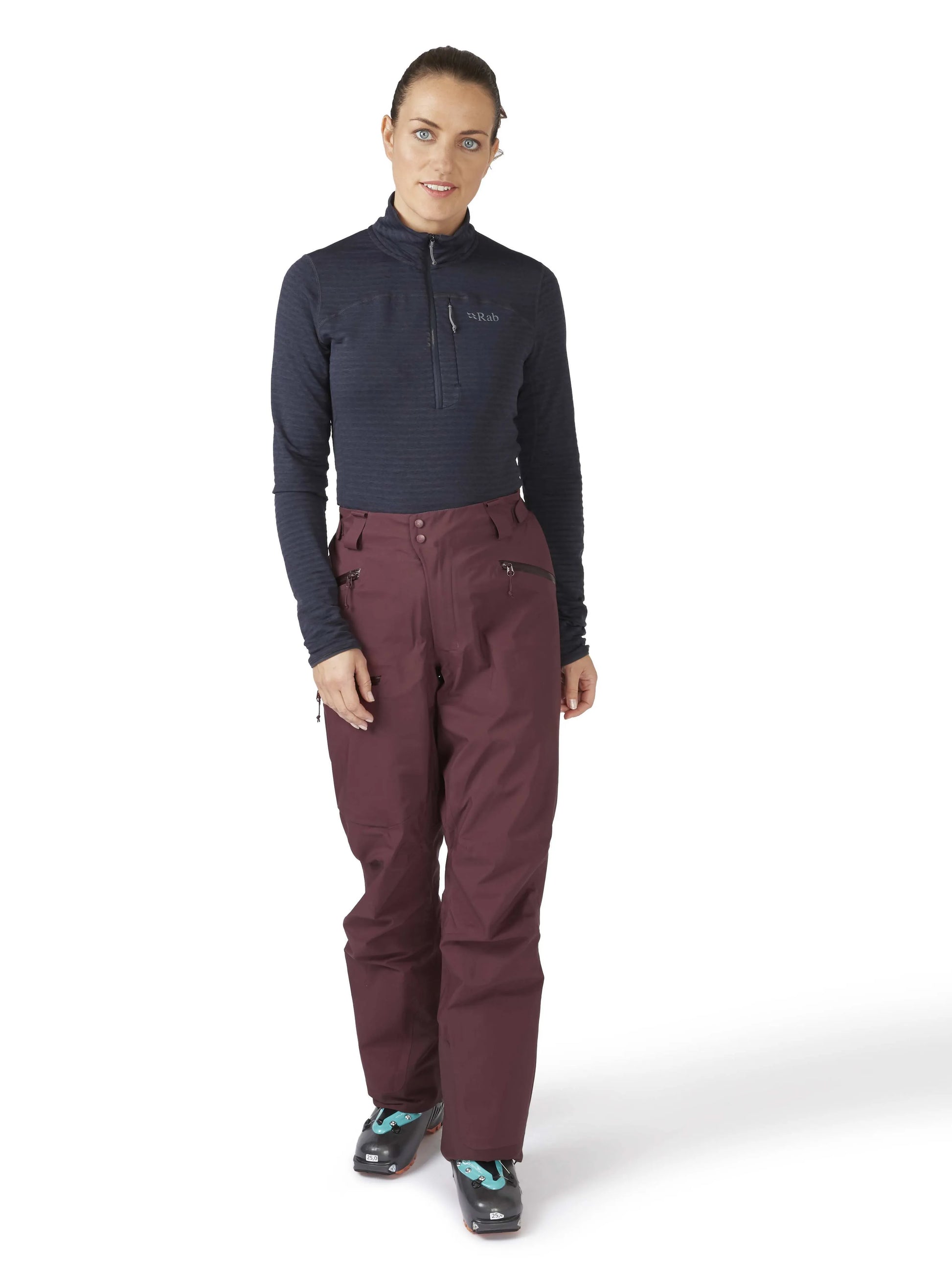 Rab Khroma Diffuse GTX Pants Wmns Deep Heather / 16/XL