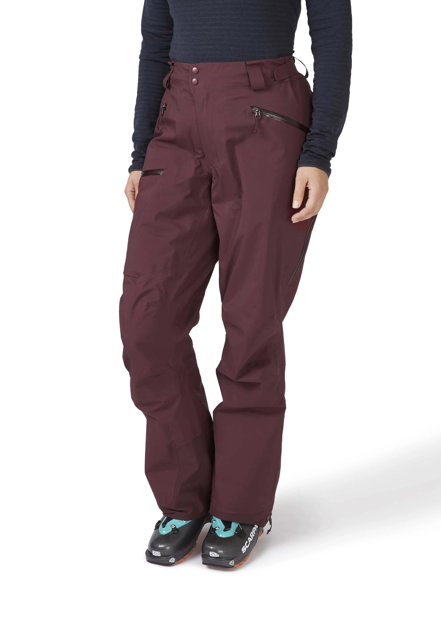 Rab Khroma Diffuse GTX Pants Wmns Deep Heather / 16/XL
