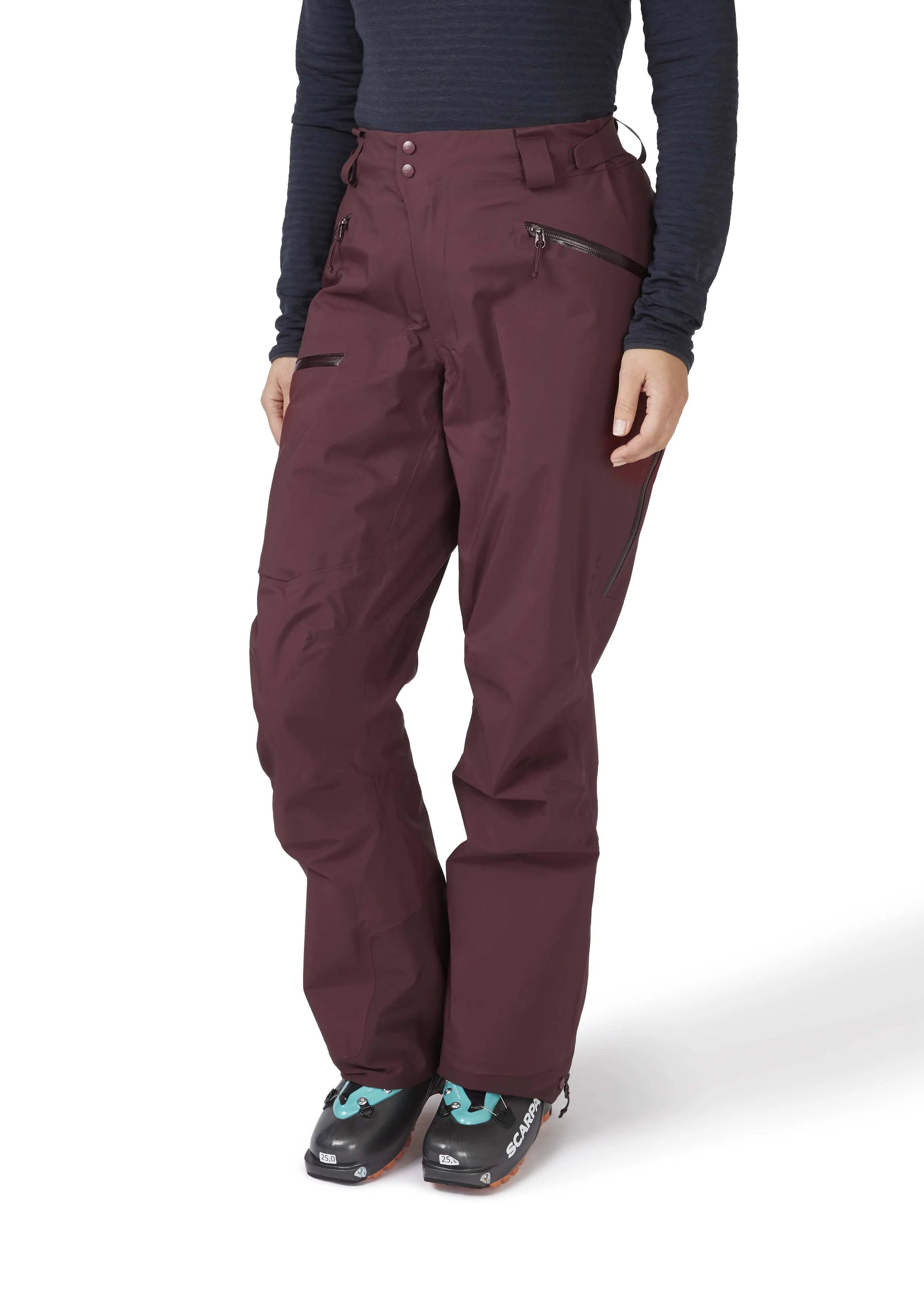 Rab Khroma Diffuse GTX Pants Wmns Deep Heather / 16/XL