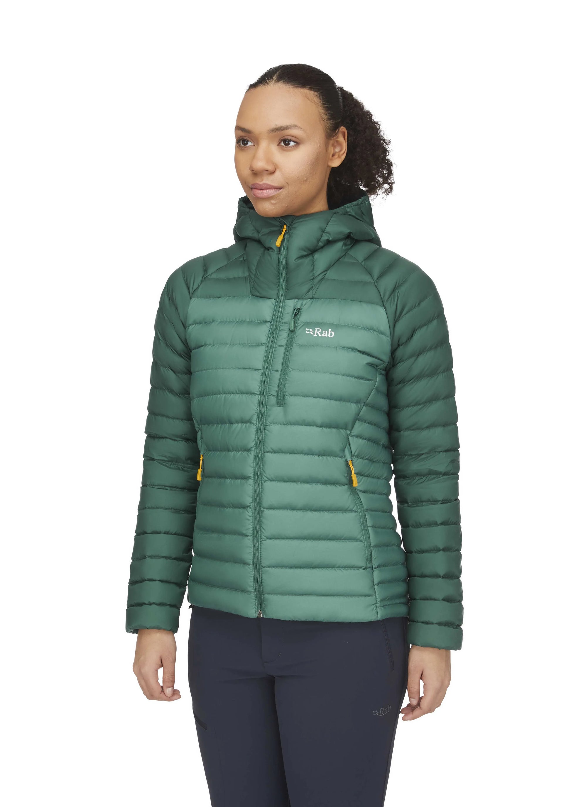 Rab Microlight Alpine Jacket Wmns Green Slate/Eucalyptus / 16/XL