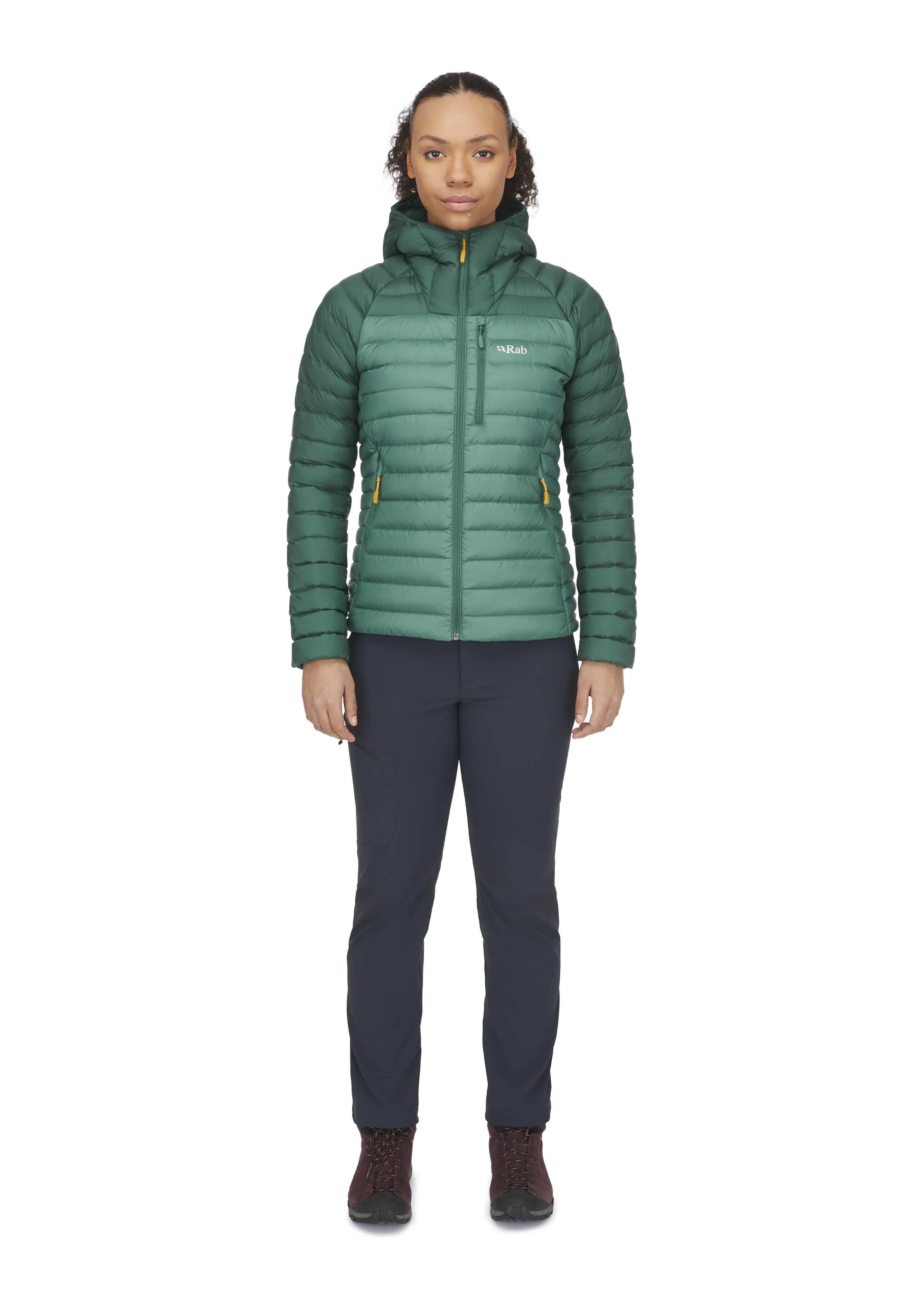 Rab Microlight Alpine Jacket Wmns Green Slate/Eucalyptus / 16/XL