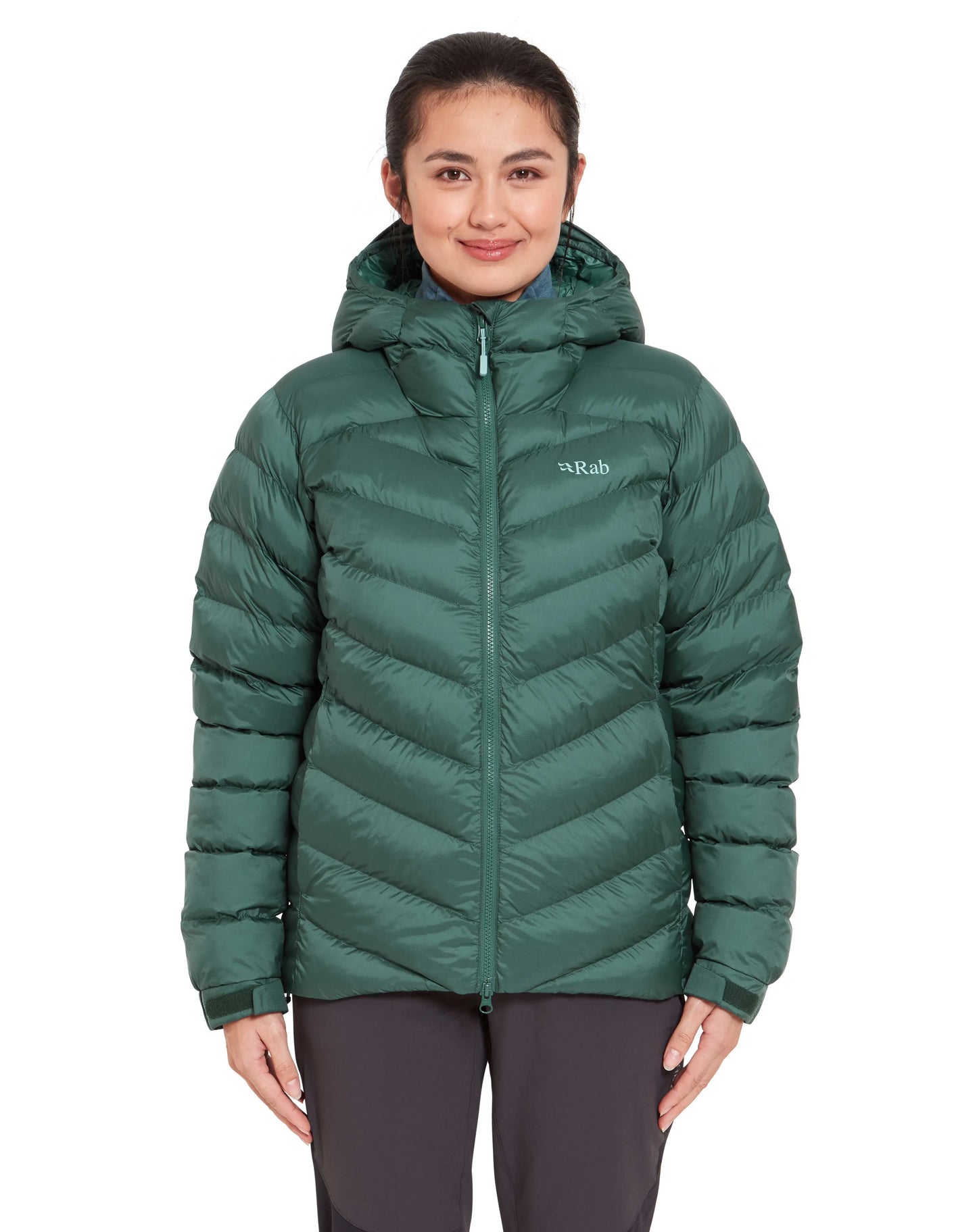 Rab Nebula Pro Jacket Wmns Green Slate / 16/XL