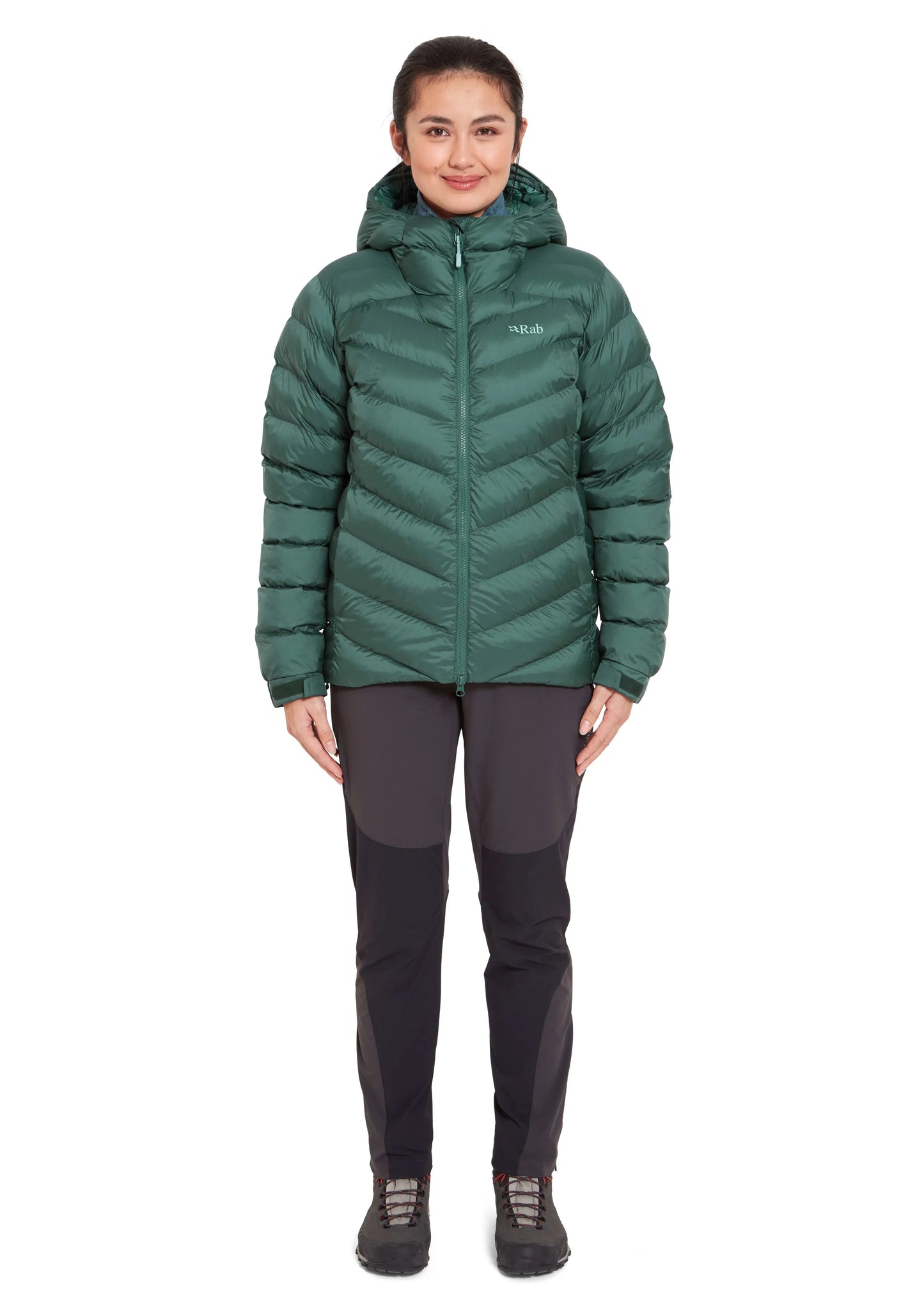 Rab Nebula Pro Jacket Wmns Green Slate / 16/XL