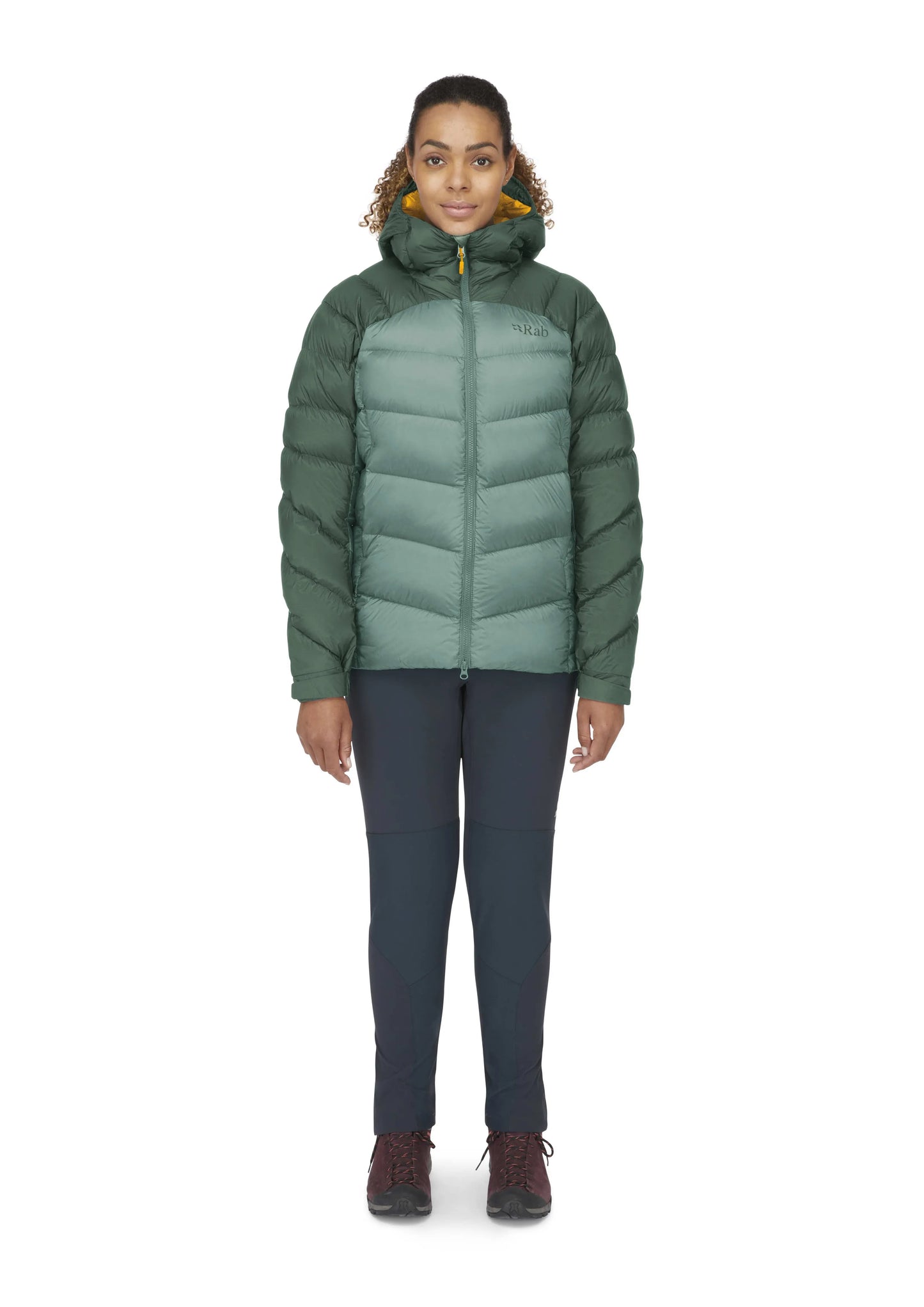 Rab Neutrino Pro Jacket Wmns Green Slate/Eucalyptus / 16/XL
