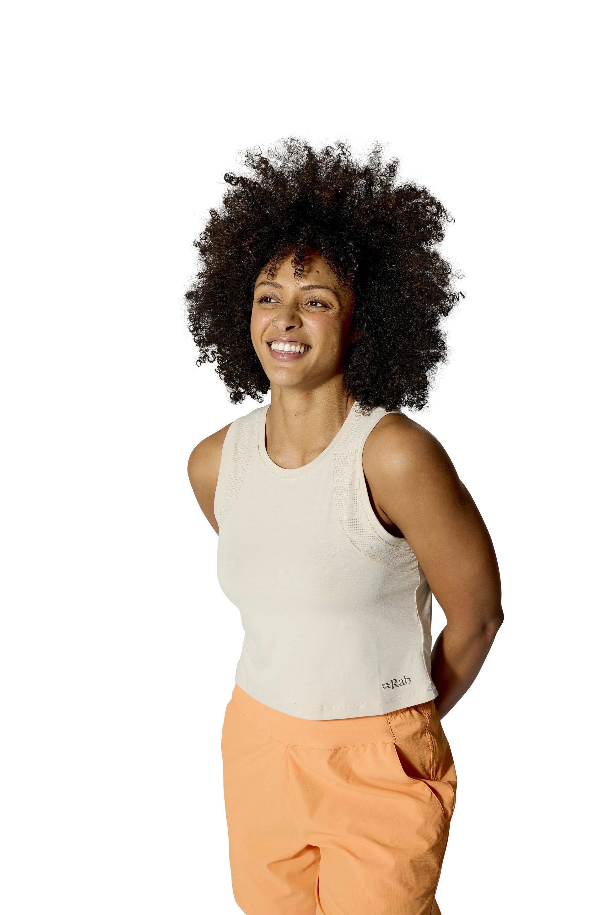 Rab Rivelin Crop Tank Wmns Pebble / 16/XL
