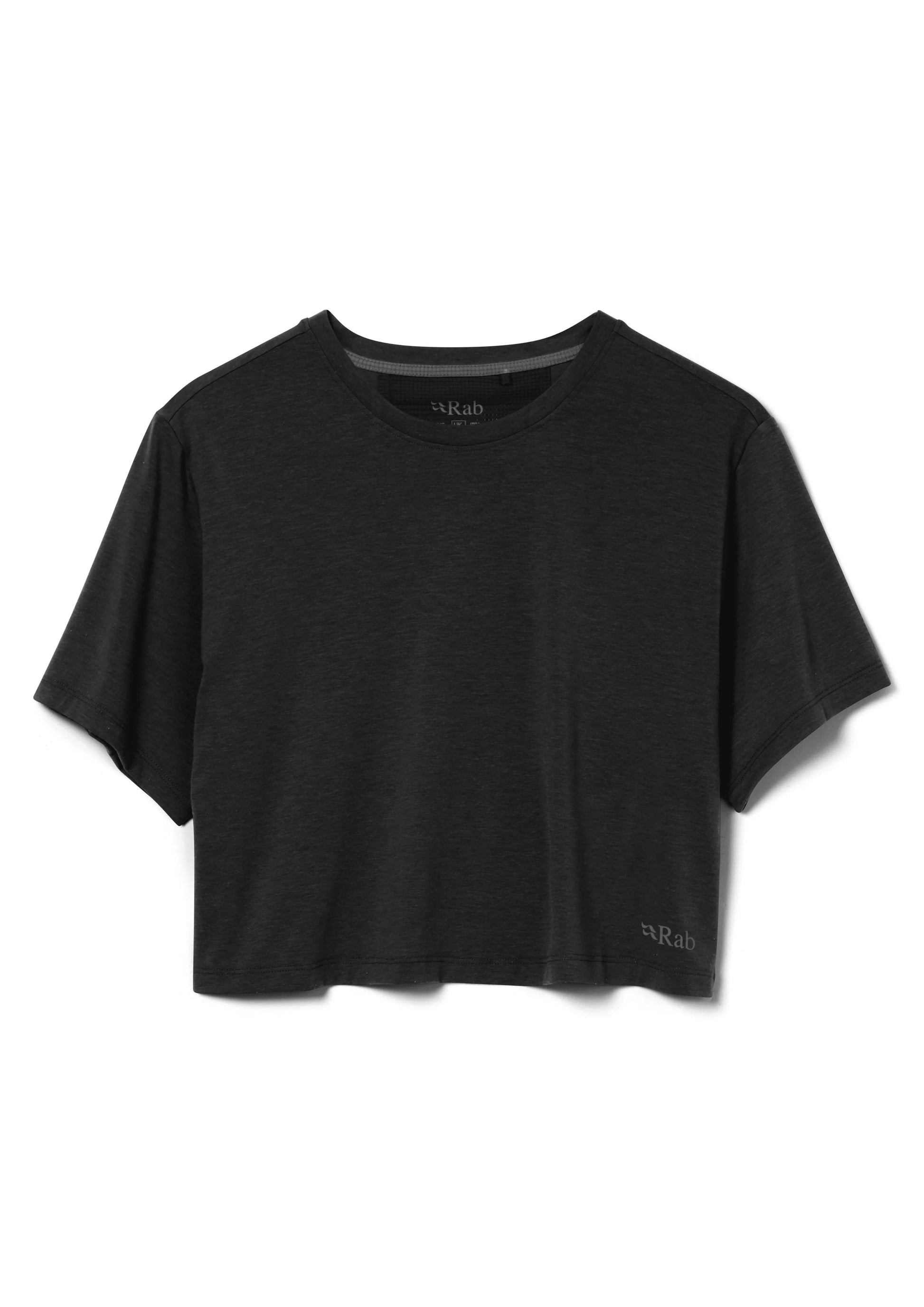 Rab Rivelin Crop Tee Wmns Black / 16/XL
