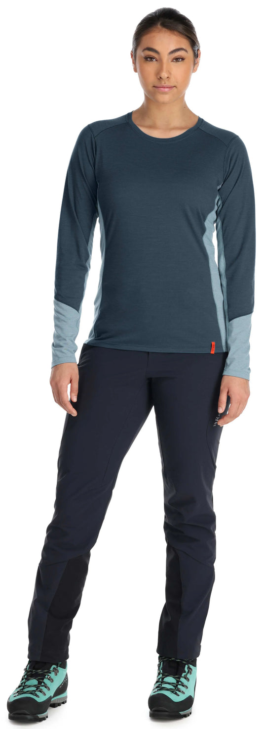 Rab Syncrino Base LS Tee Wmns Orion Blue / 16/XL