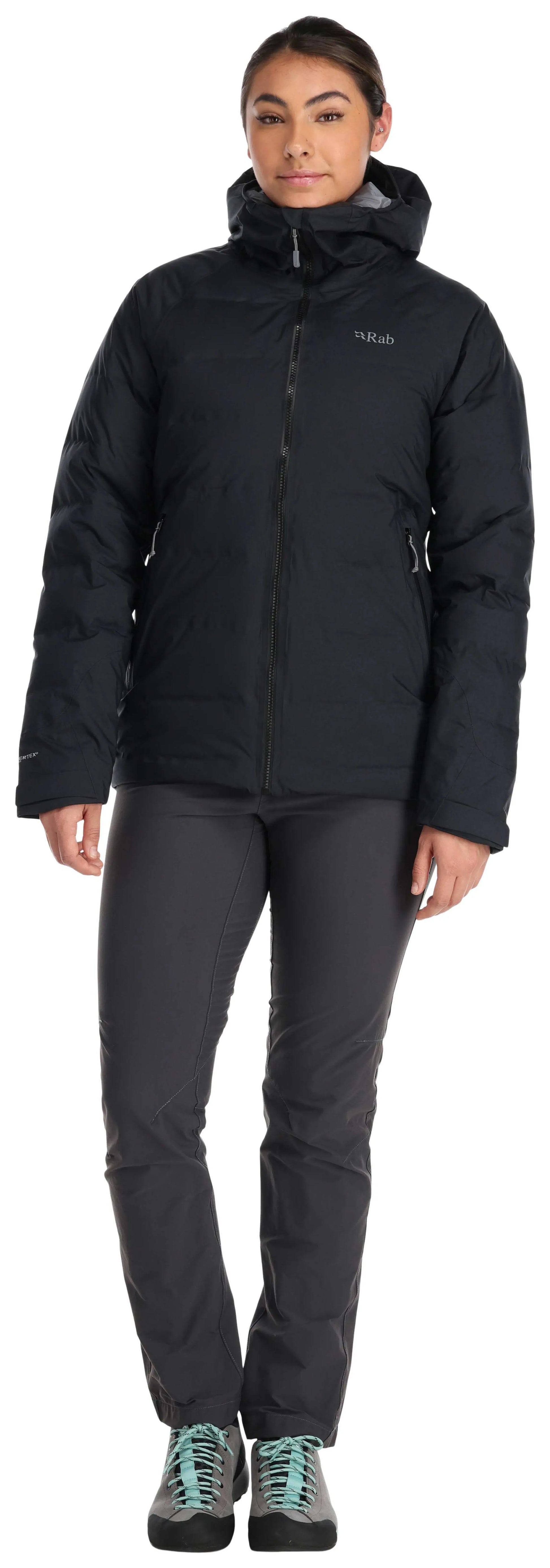 Rab Valiance Jacket Wmns Black / 18/XXL