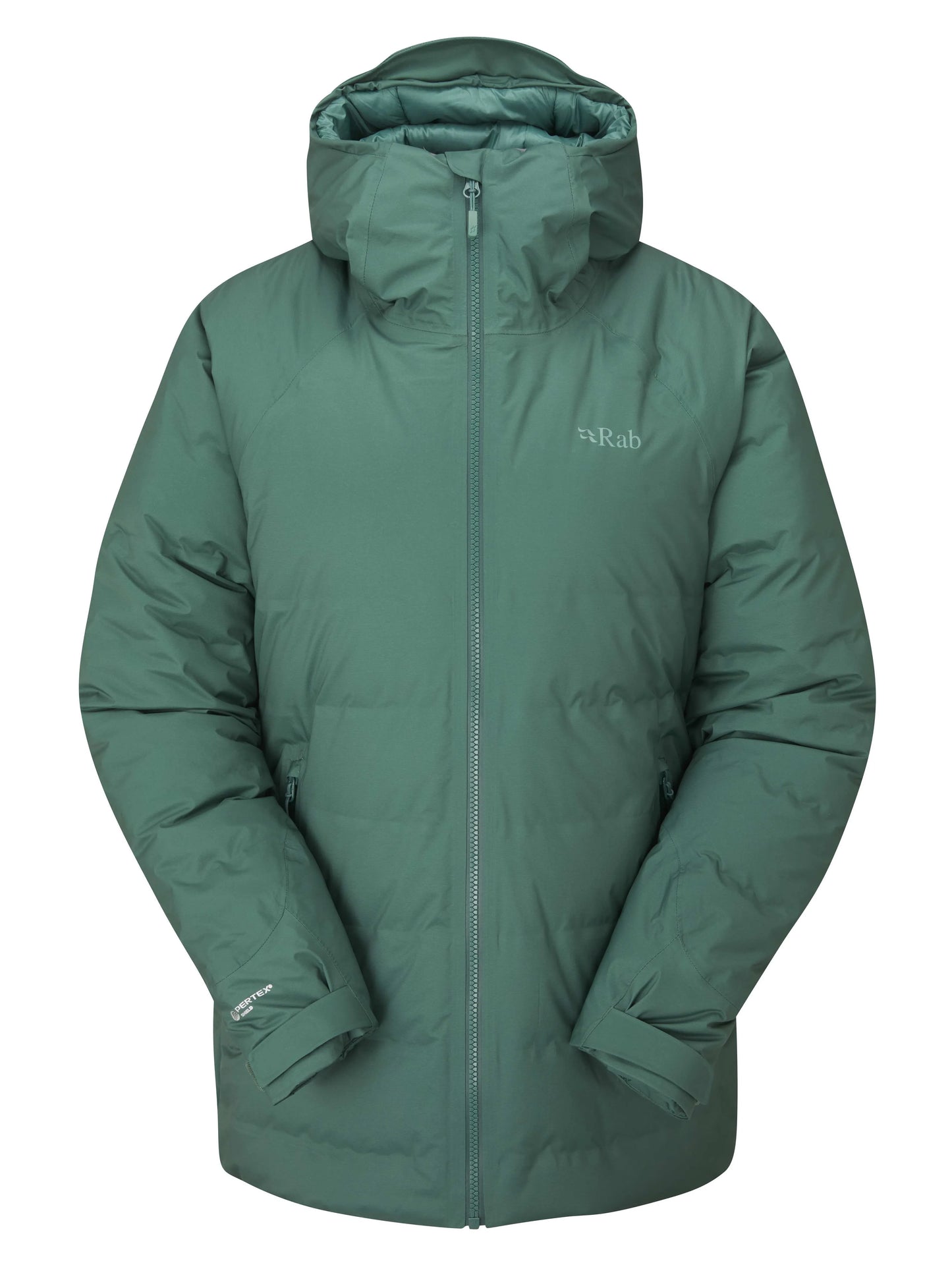 Rab Valiance Jacket Wmns Green Slate / 18/XXL