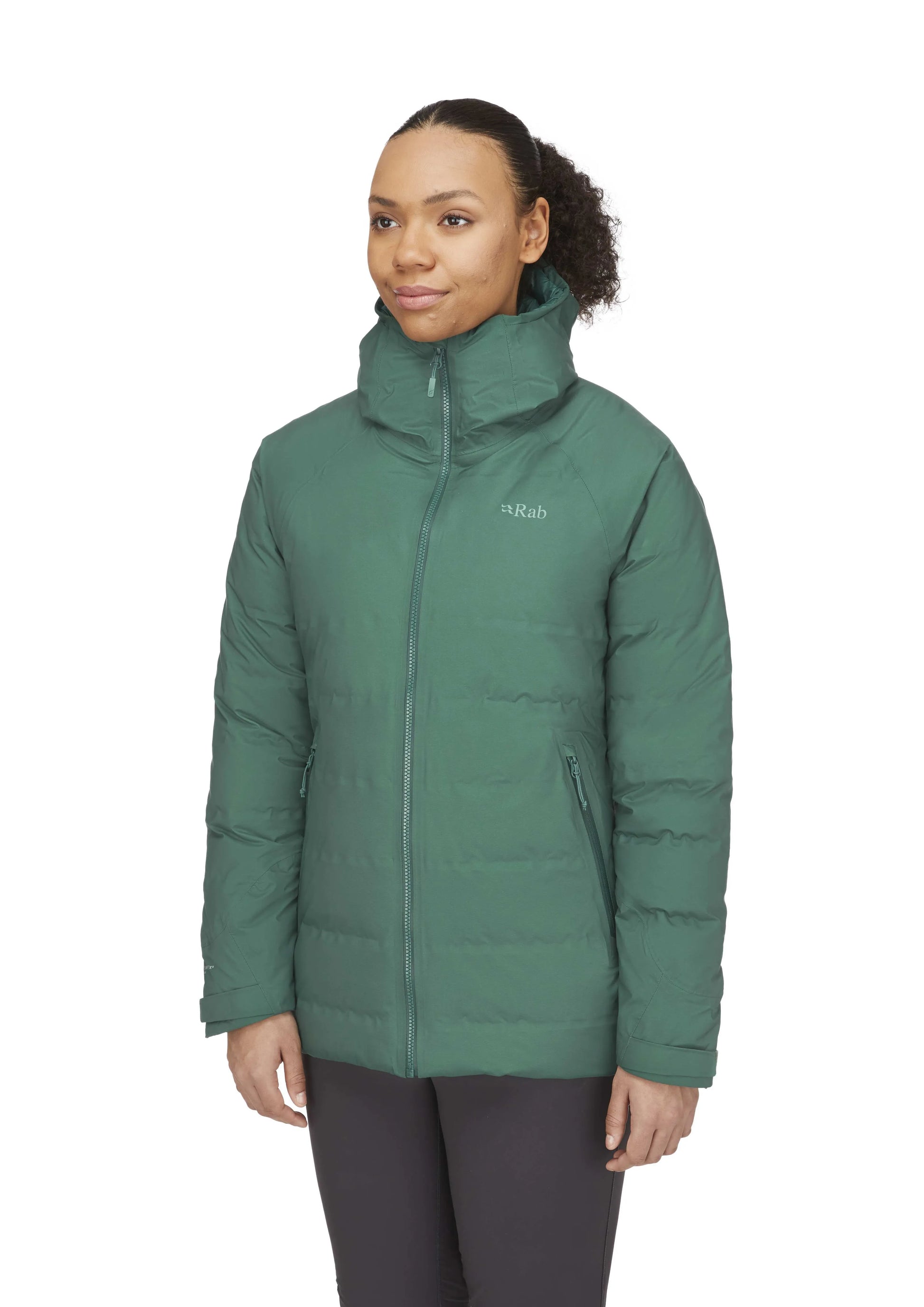Rab Valiance Jacket Wmns Green Slate / 18/XXL