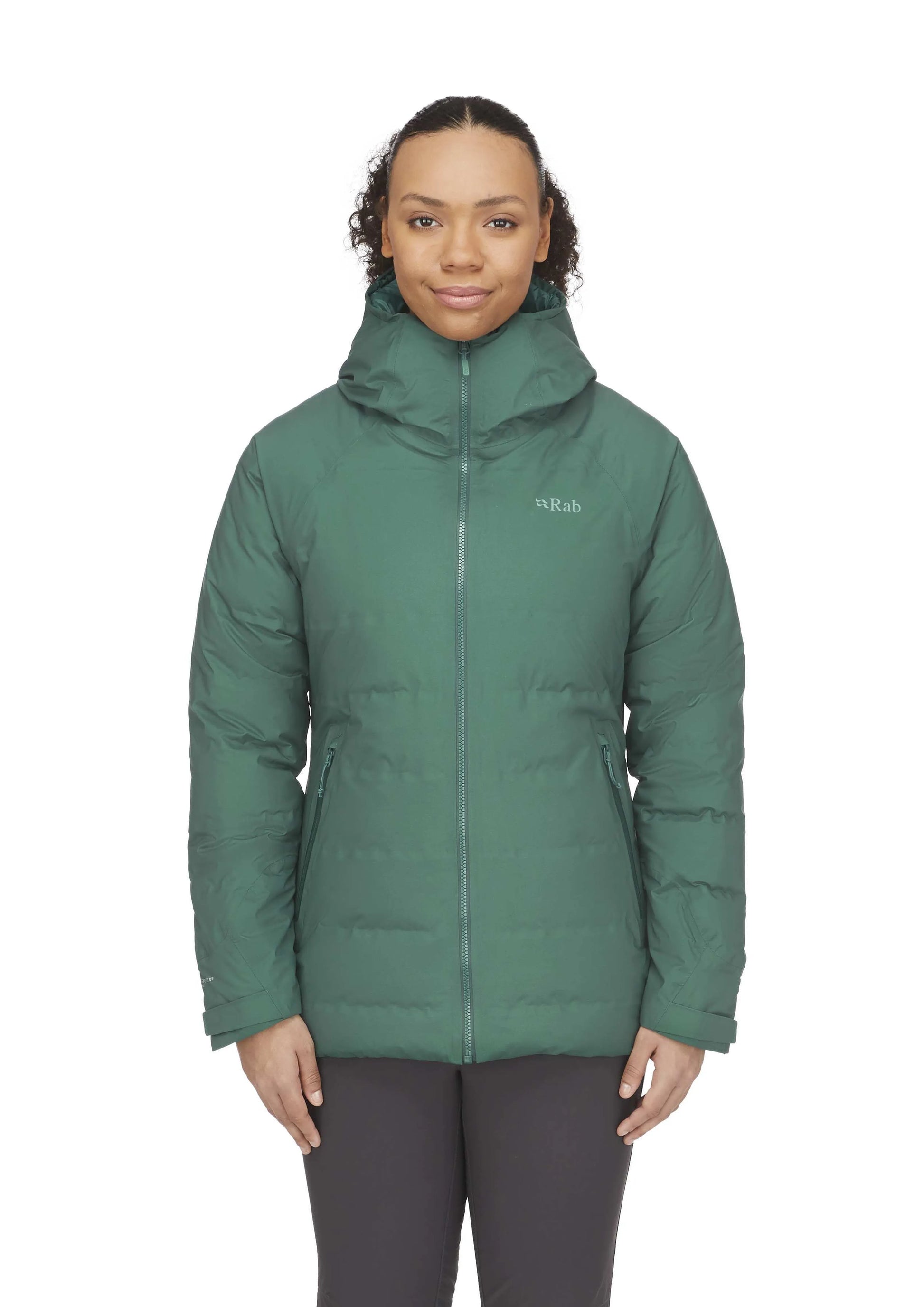 Rab Valiance Jacket Wmns Green Slate / 18/XXL