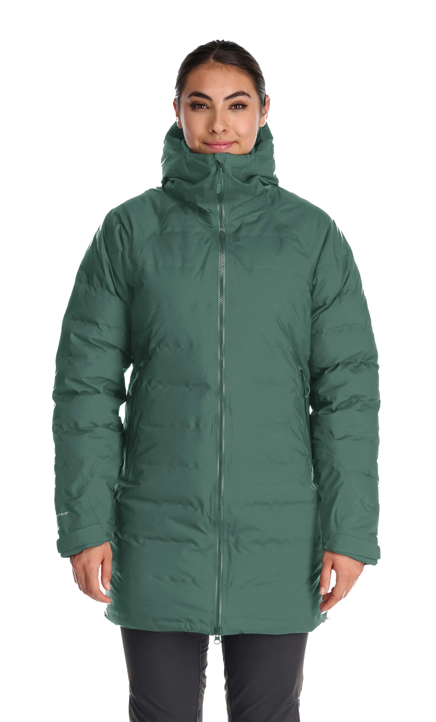 Rab Valiance Parka Wmns Green Slate / 16/XL