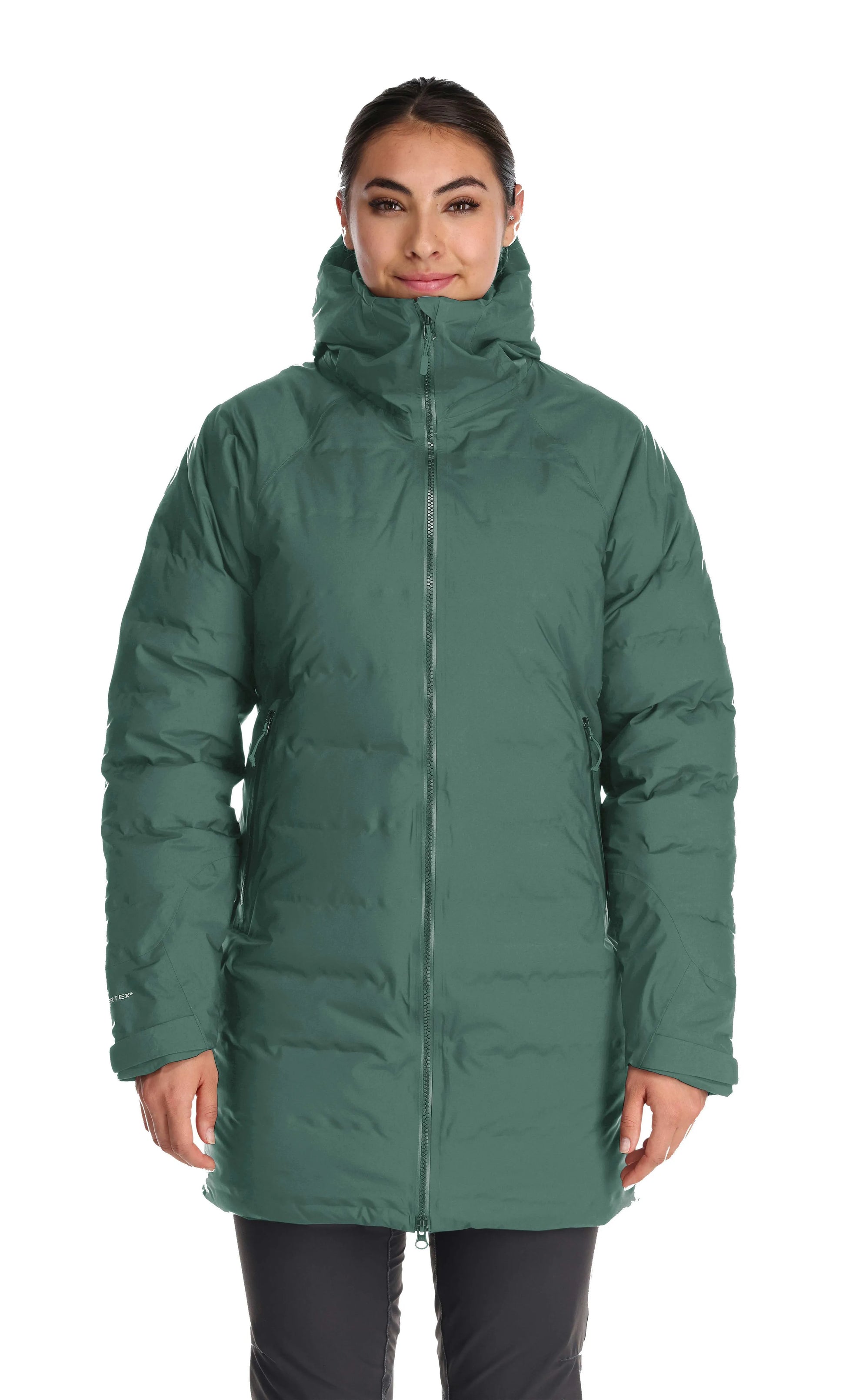 Rab Valiance Parka Wmns Green Slate / 16/XL
