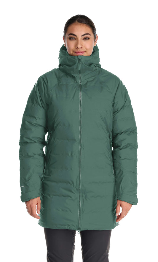Rab Valiance Parka Wmns Green Slate / 16/XL