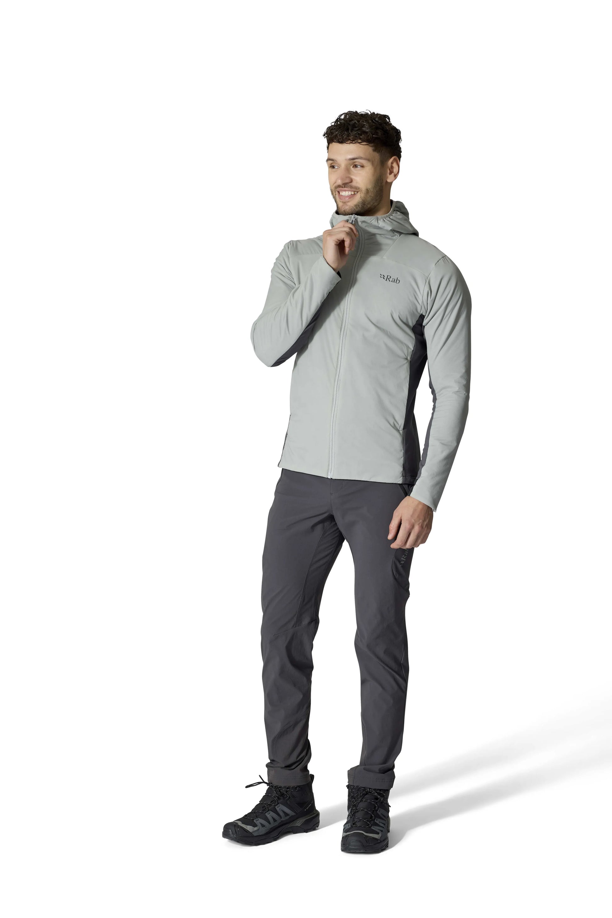 Rab Xenair Alpine Flex Jacket Light Zinc / XXL