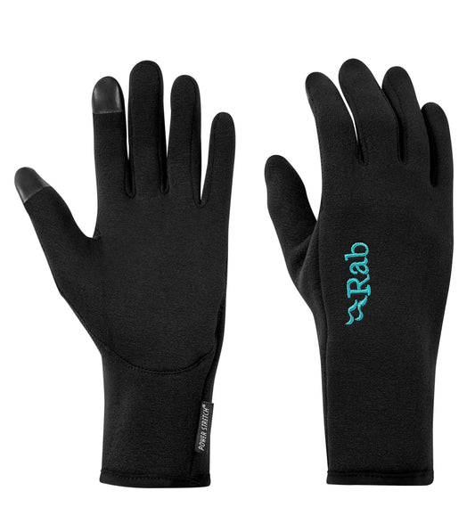Rab Power Stretch Contact Glove Wmns Black / XL